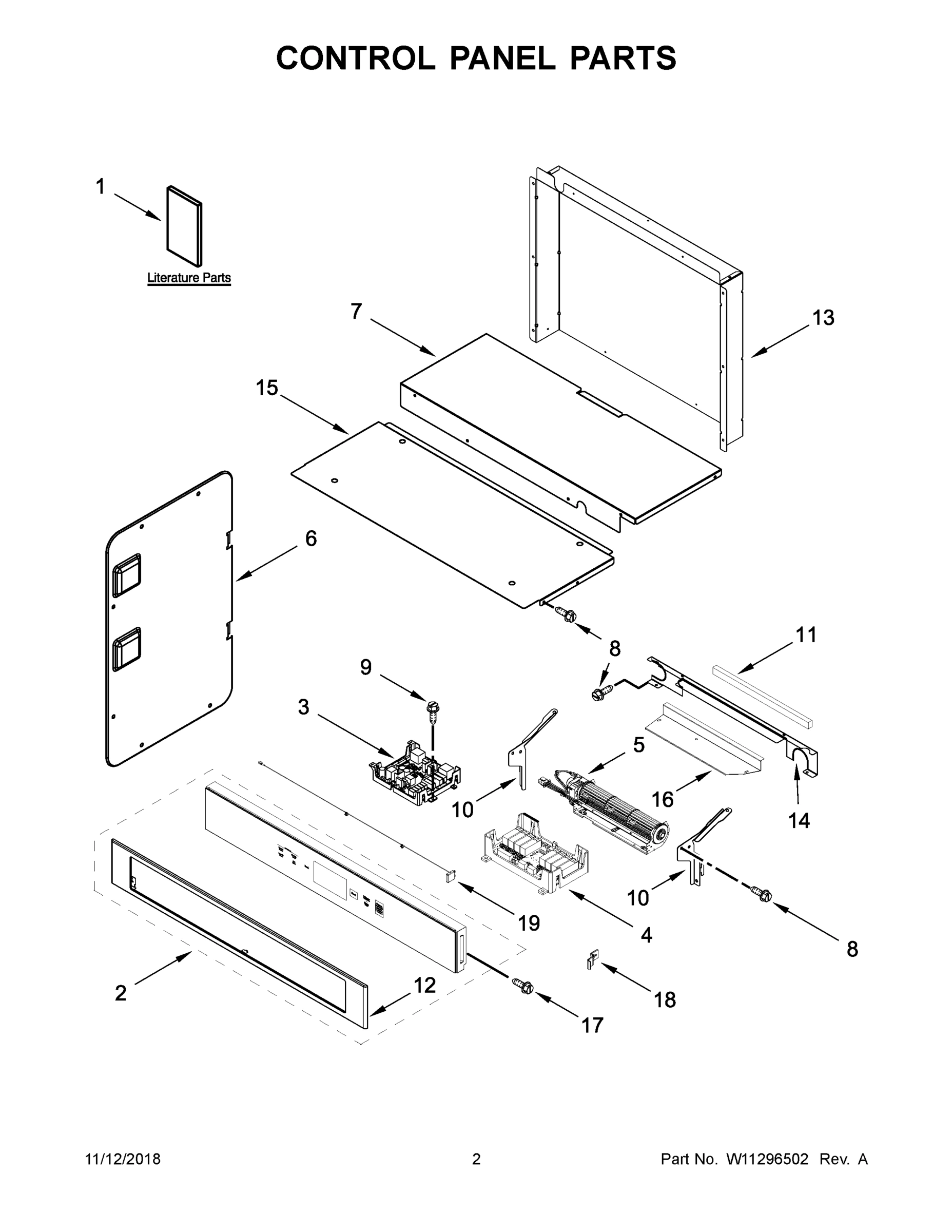 02 - CONTROL PANEL PARTS