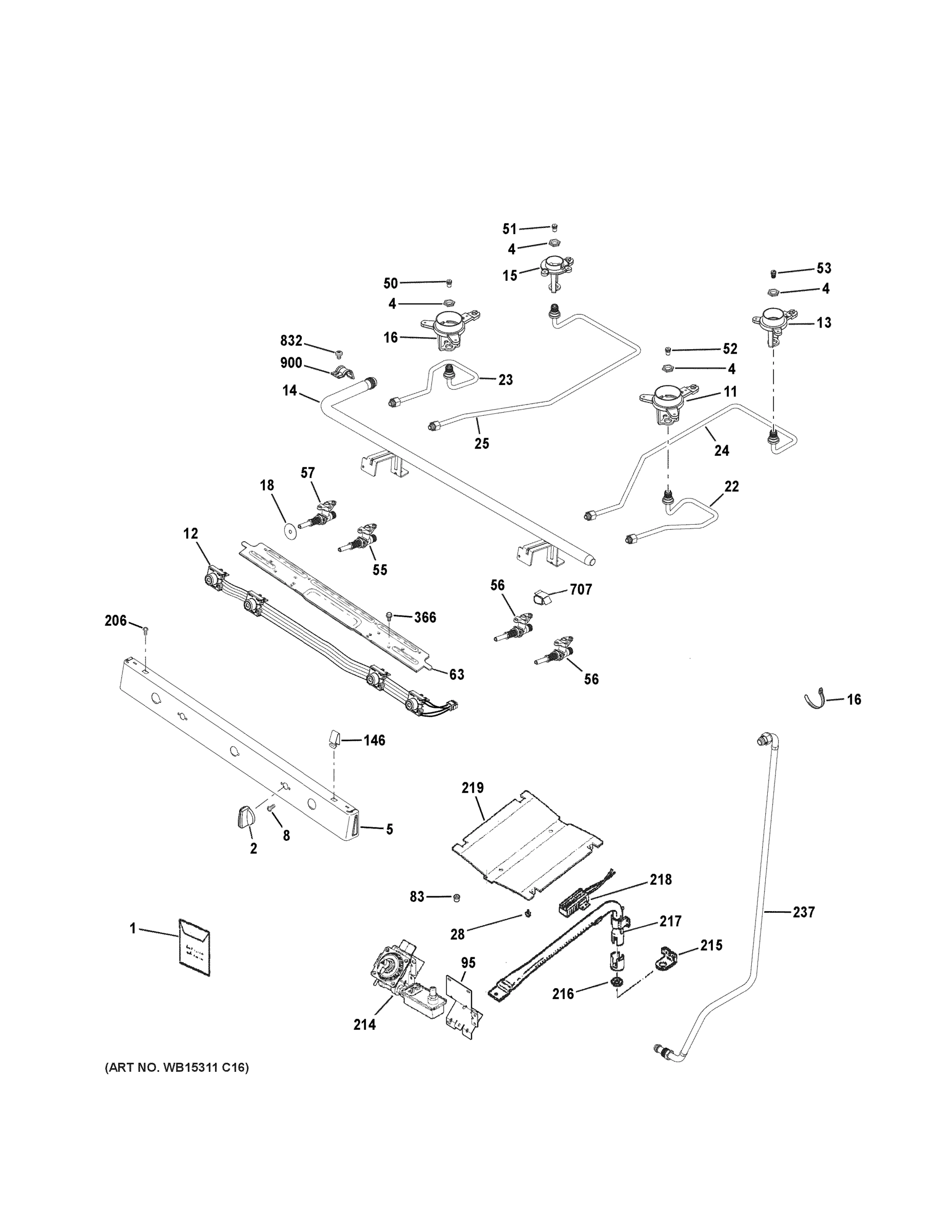 GAS & BURNER PARTS
