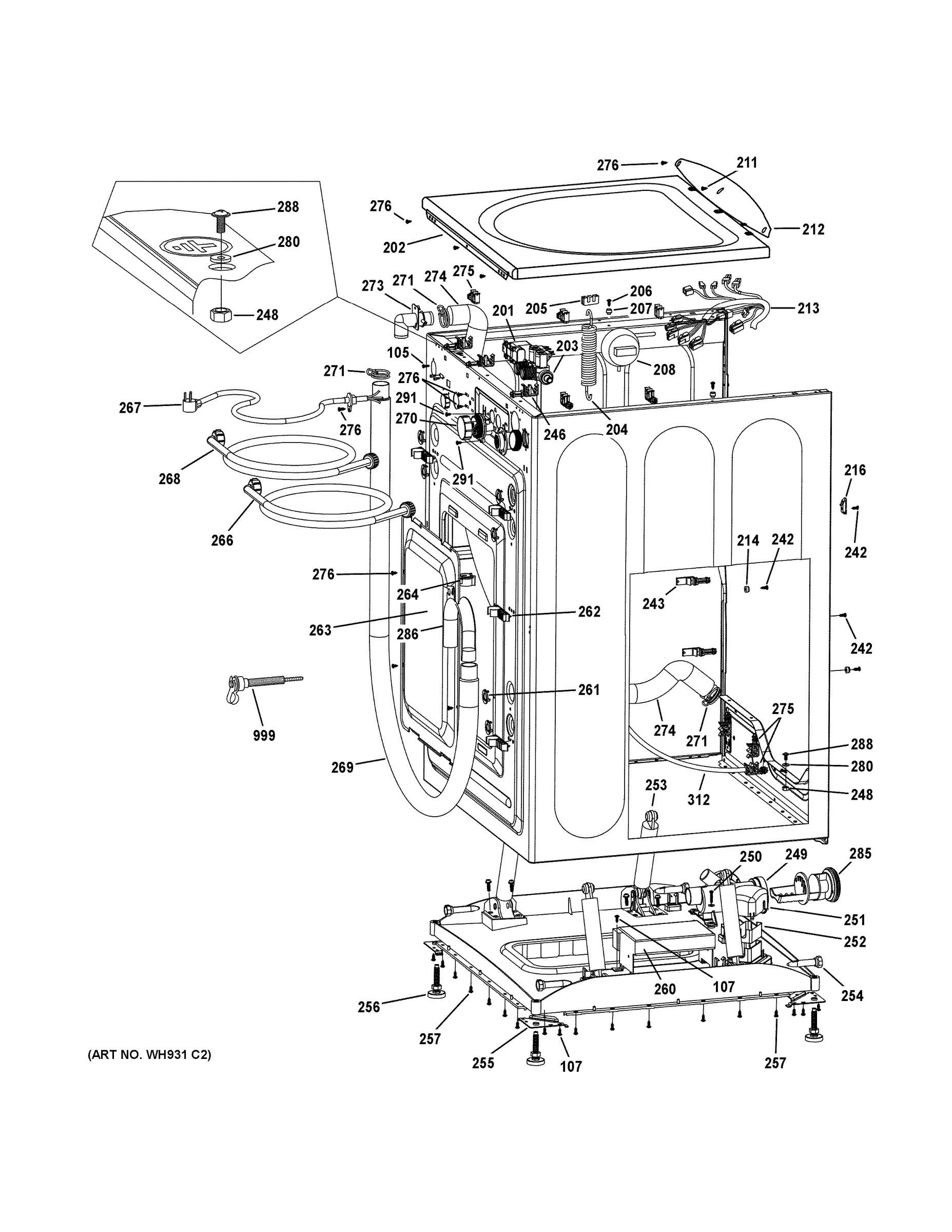 CABINET & TOP PANEL