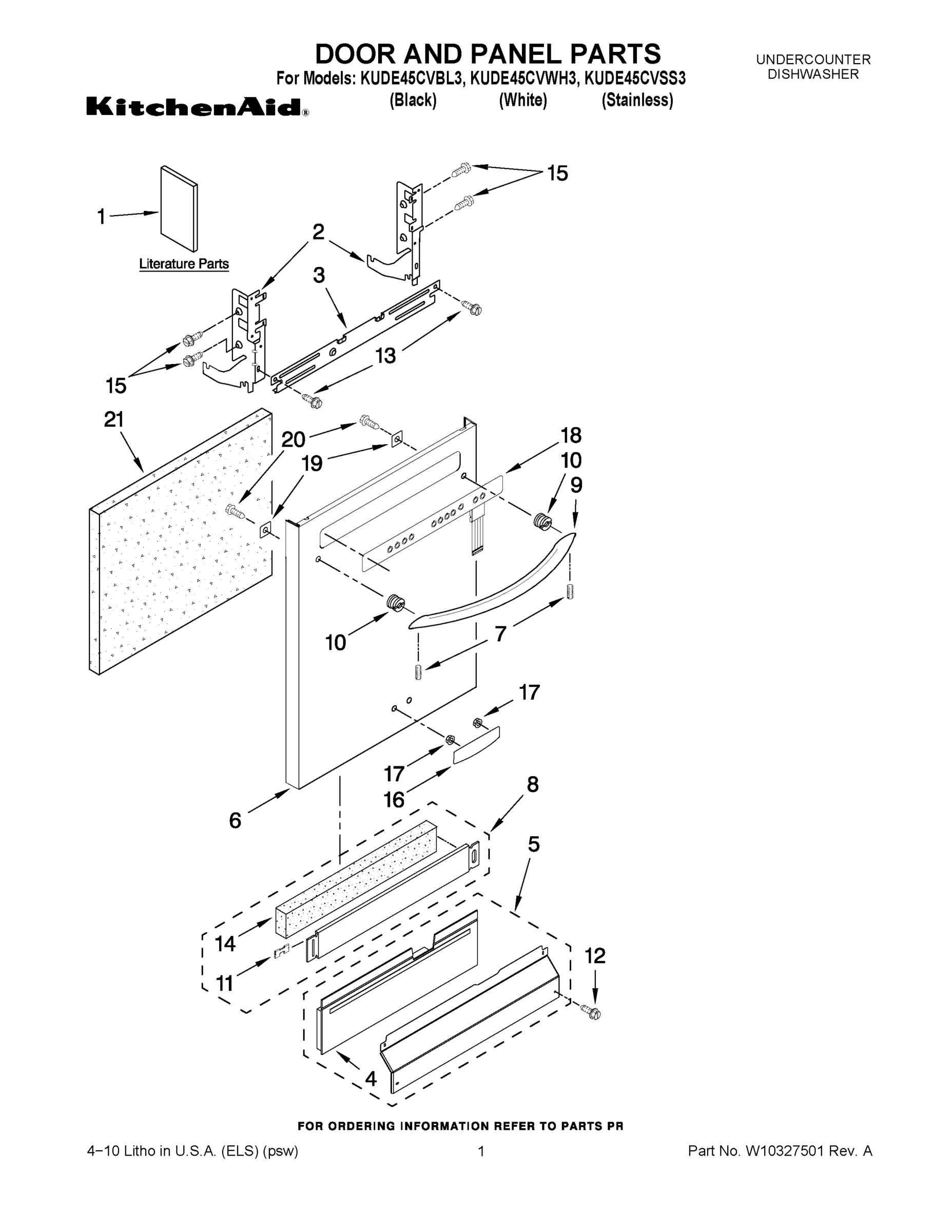 01 - DOOR AND PANEL PARTS