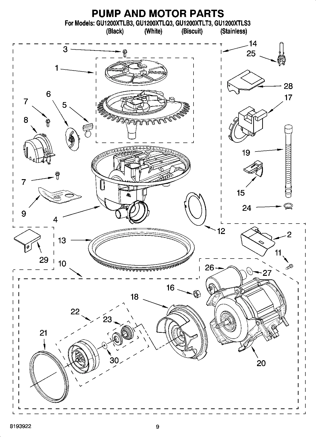 08 - PUMP AND MOTOR PARTS