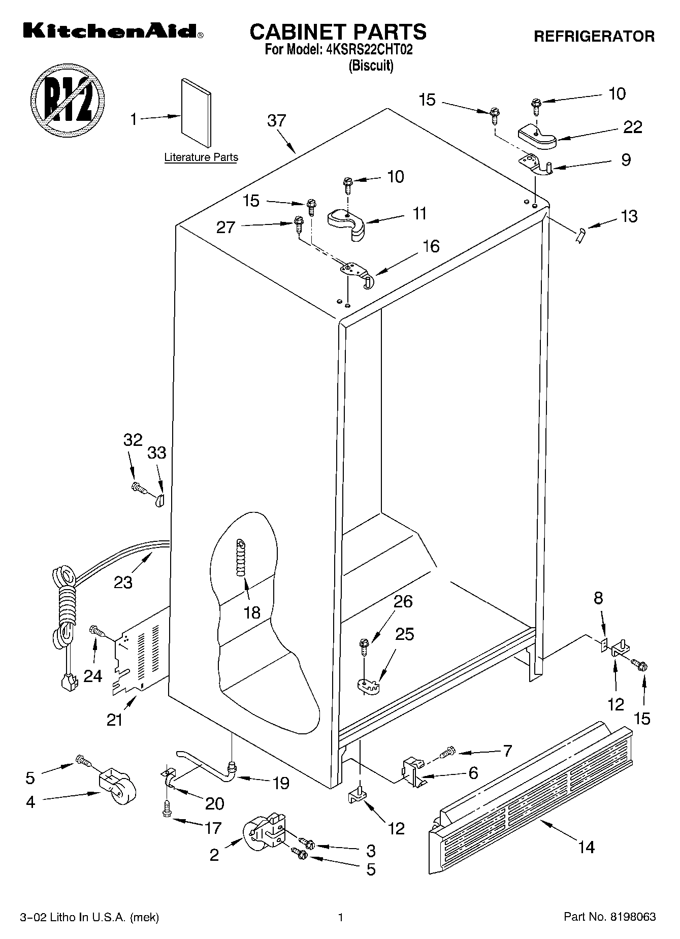 01 - CABINET, LITERATURE