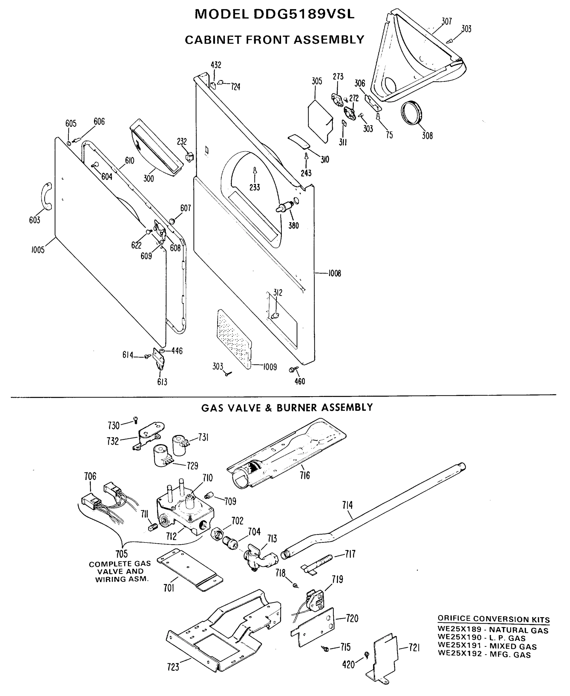 CABINET FRONT ASSEMBLY