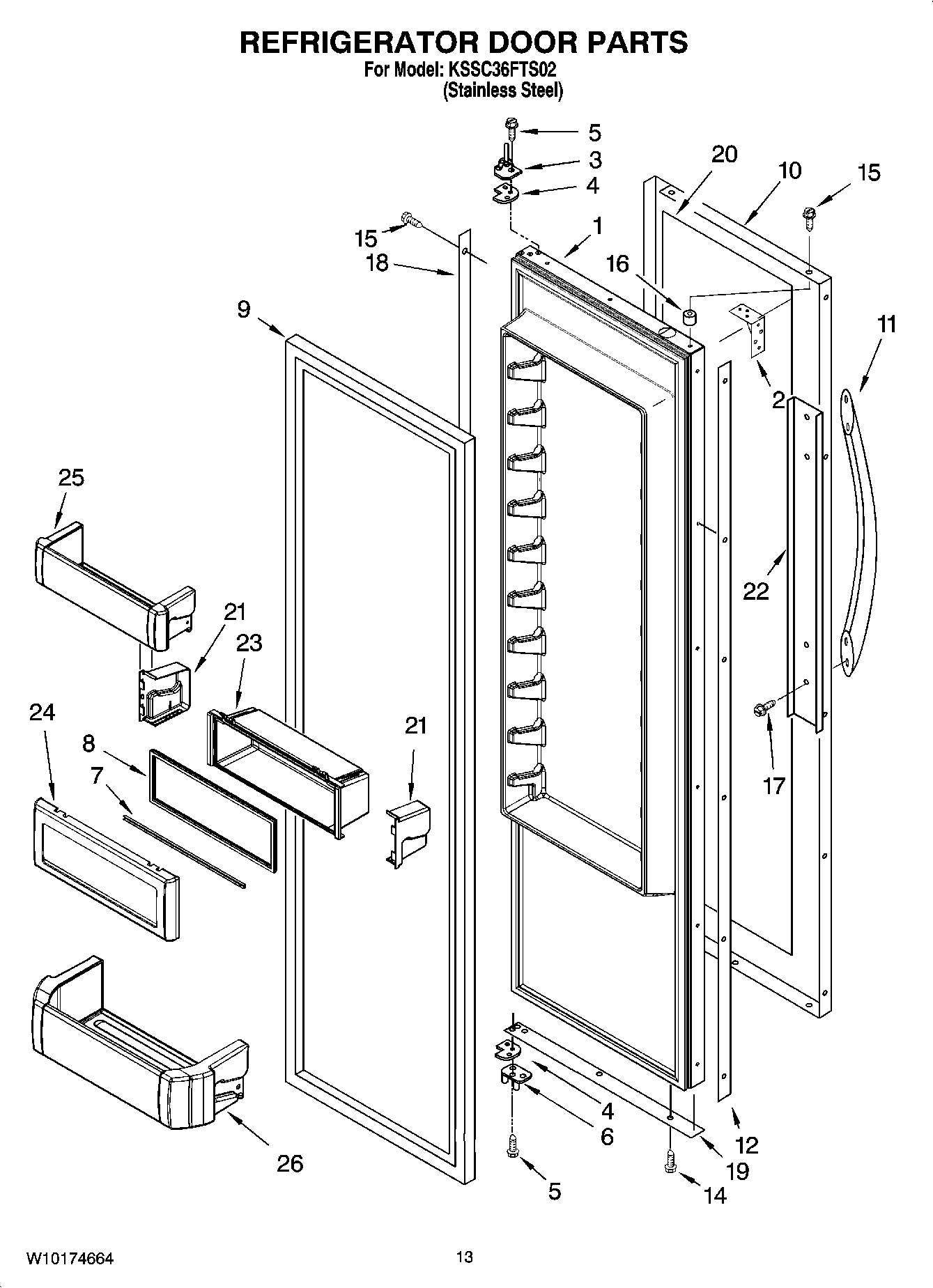 09 - REFRIGERATOR DOOR PARTS