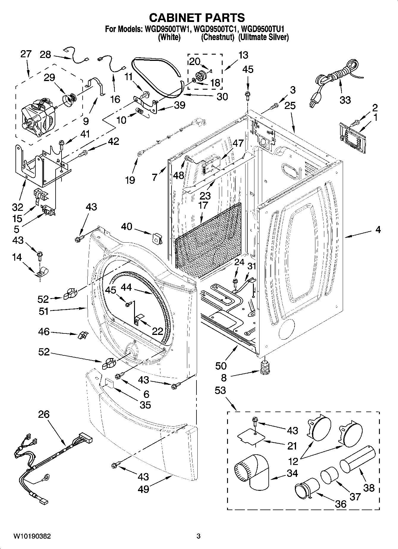 02 - CABINET PARTS