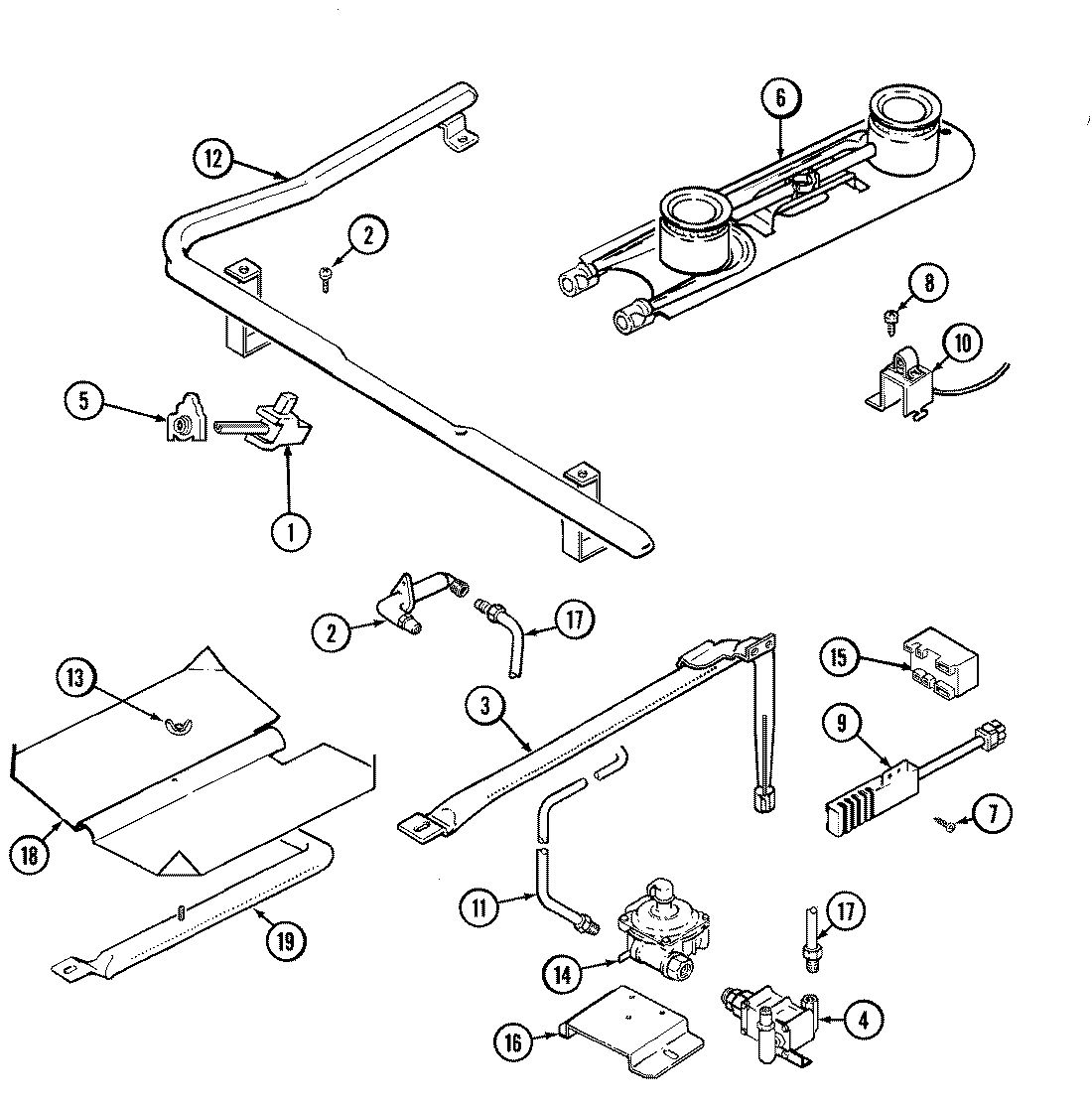 05 - GAS CONTROLS (SERIAL PREFIX 17)