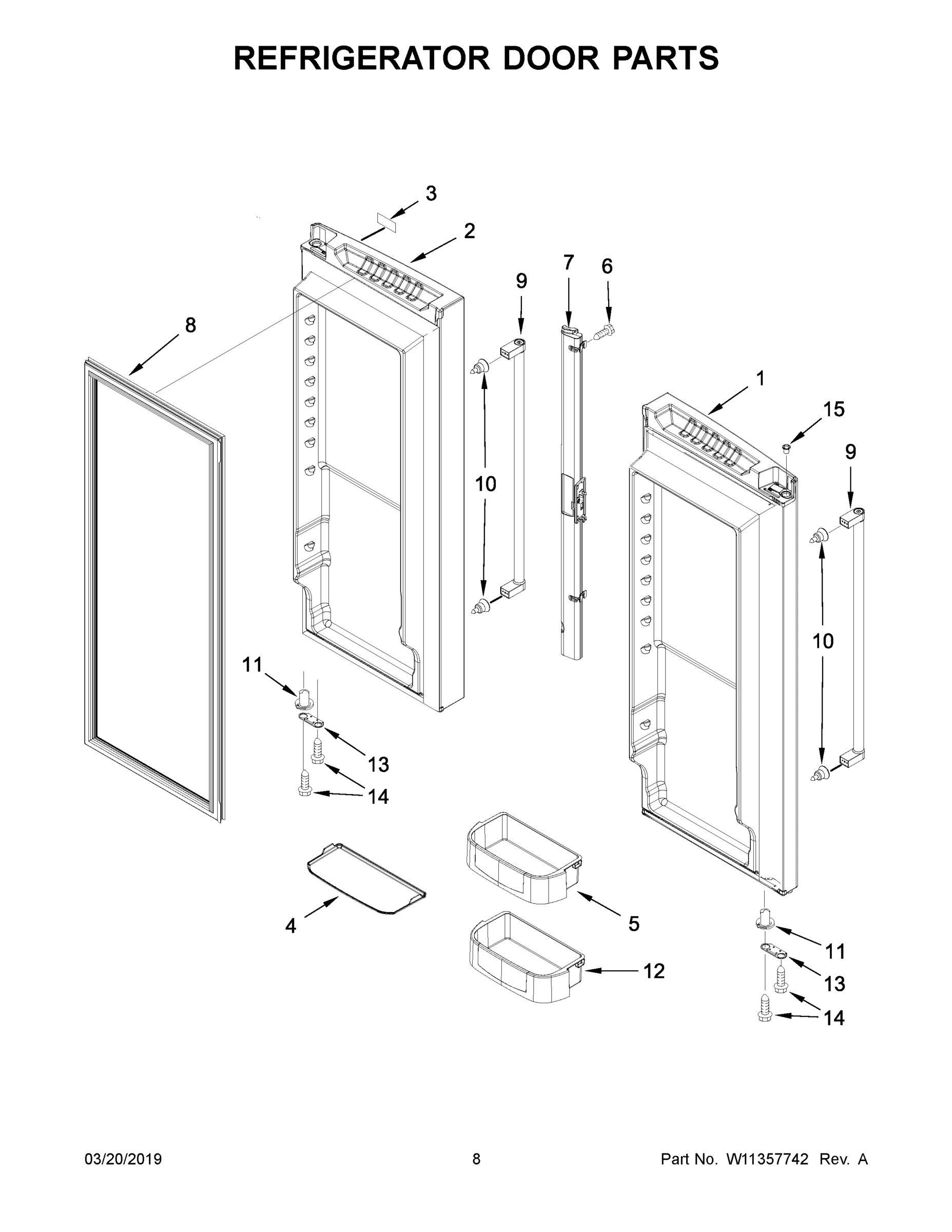 05 - REFRIGERATOR DOOR PARTS
