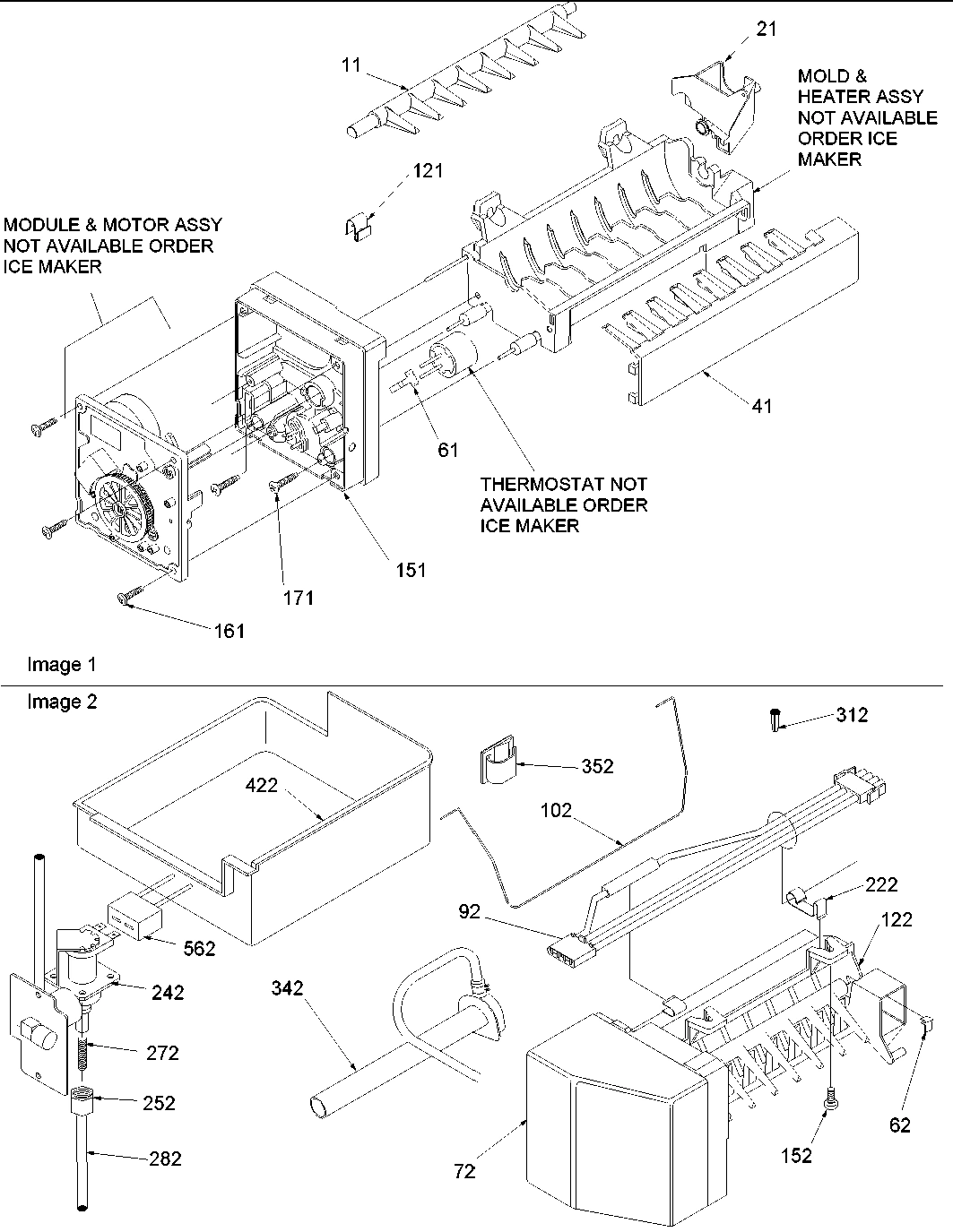 07 - Ice Maker Assy & Parts