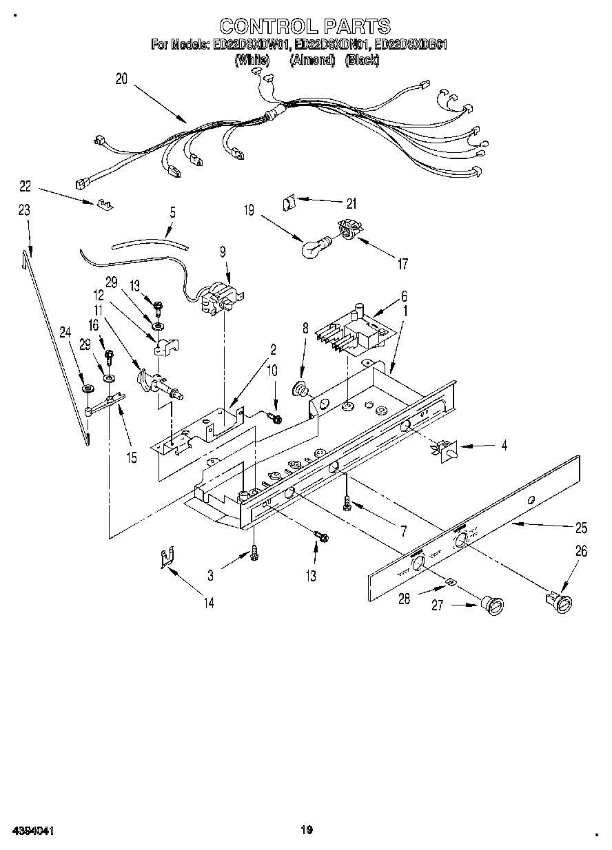 12 - CONTROL, LIT/OPTIONAL