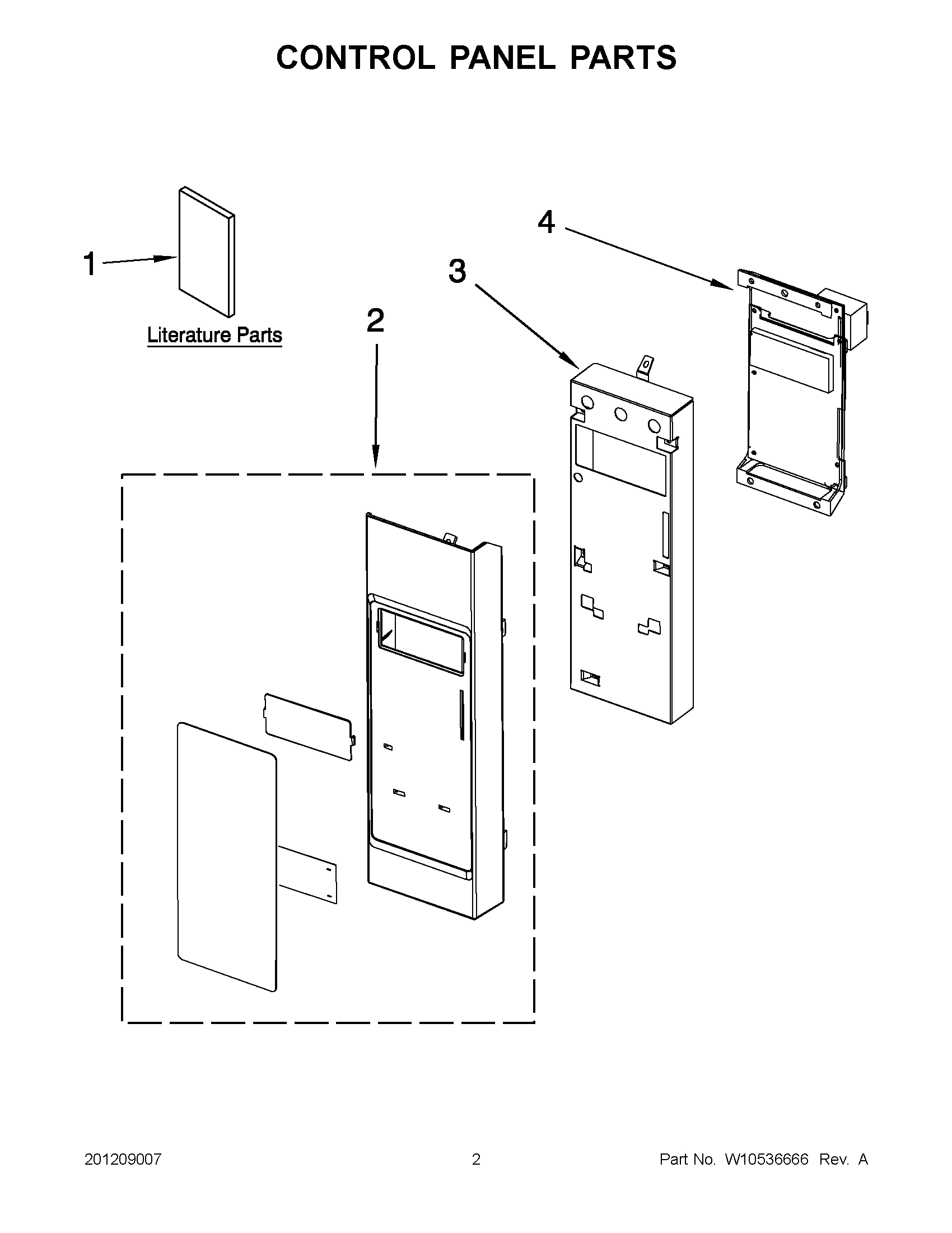 01 - CONTROL PANEL PARTS