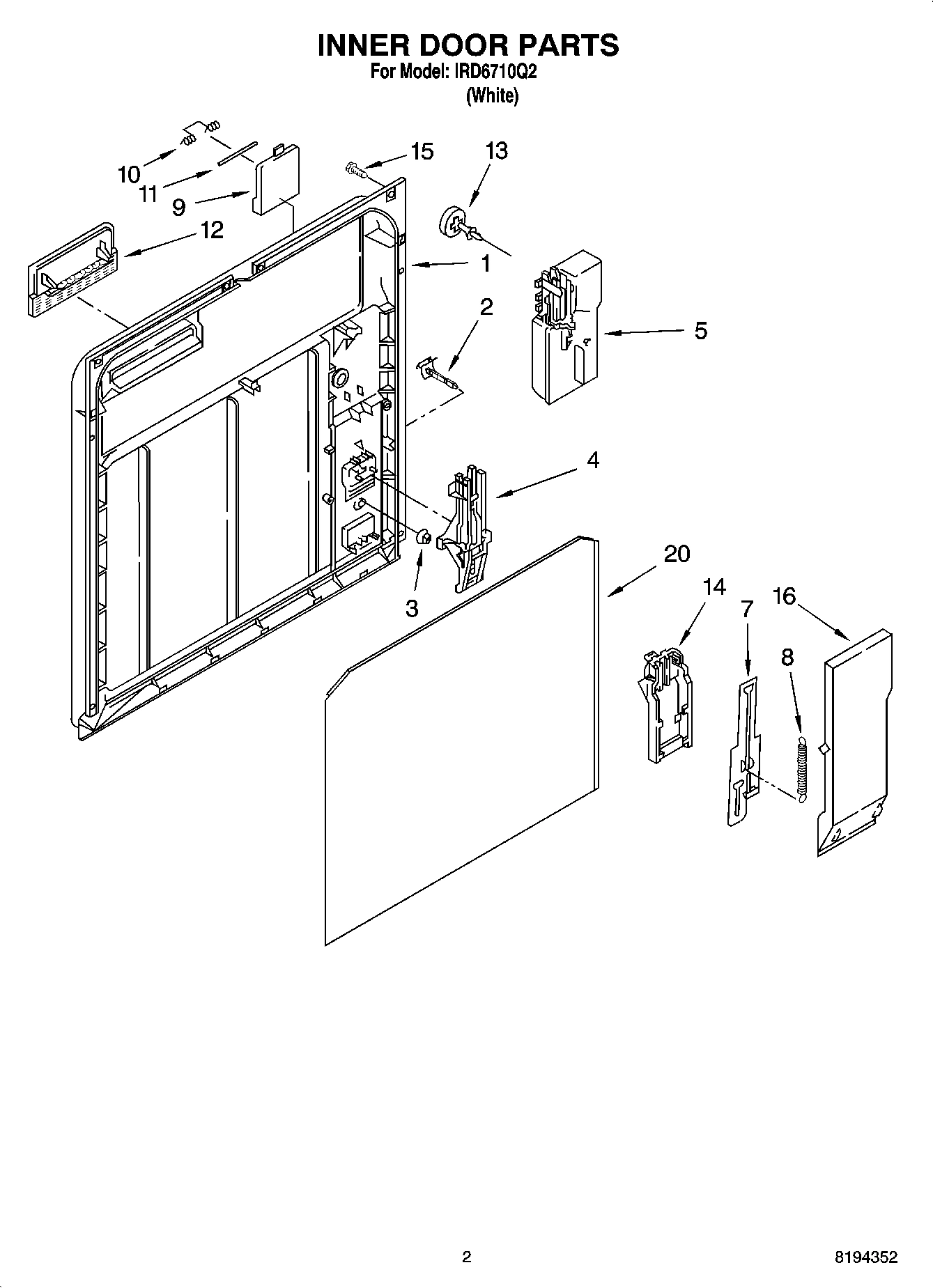 02 - INNER DOOR PARTS