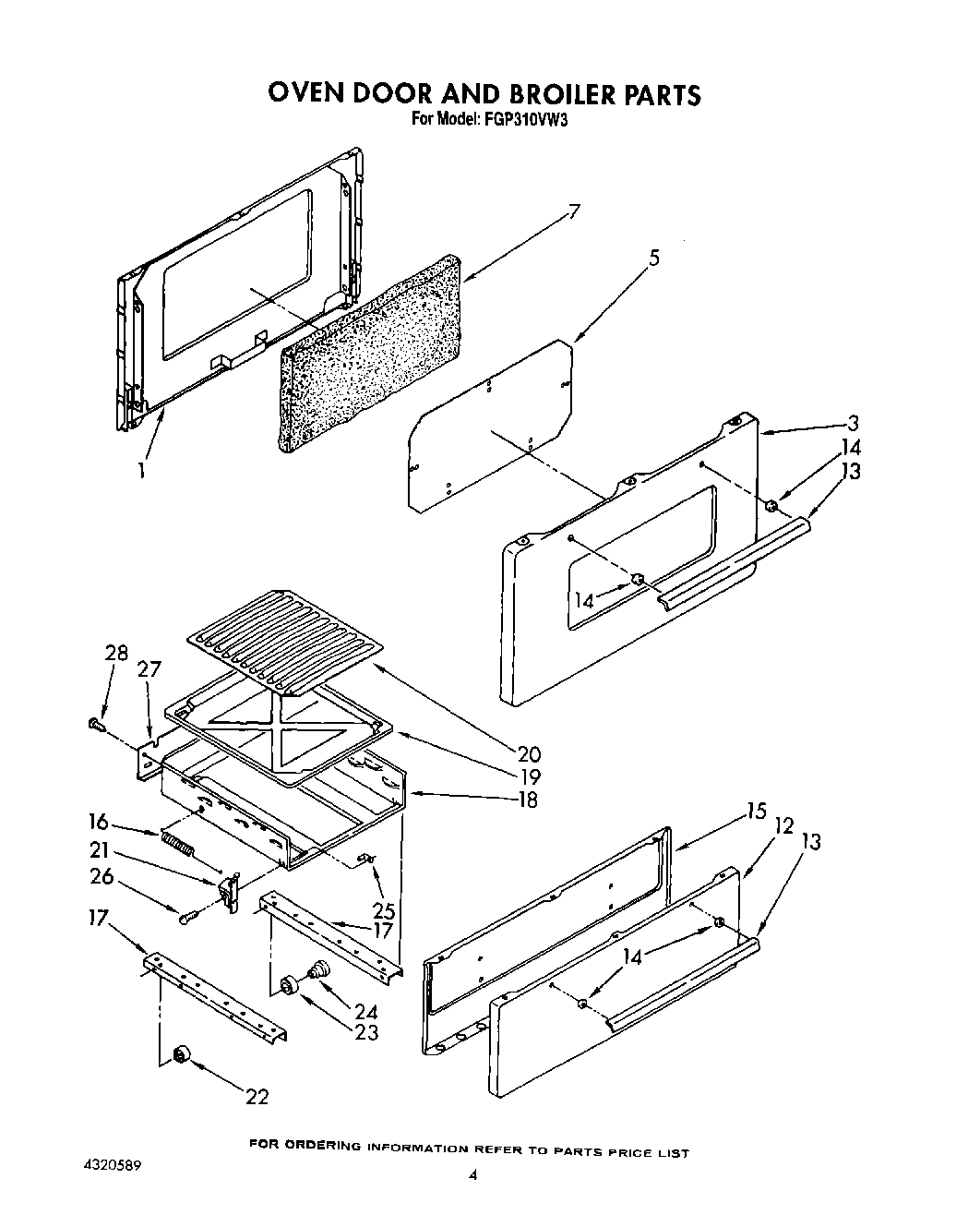 03 - OVEN DOOR AND BROILER
