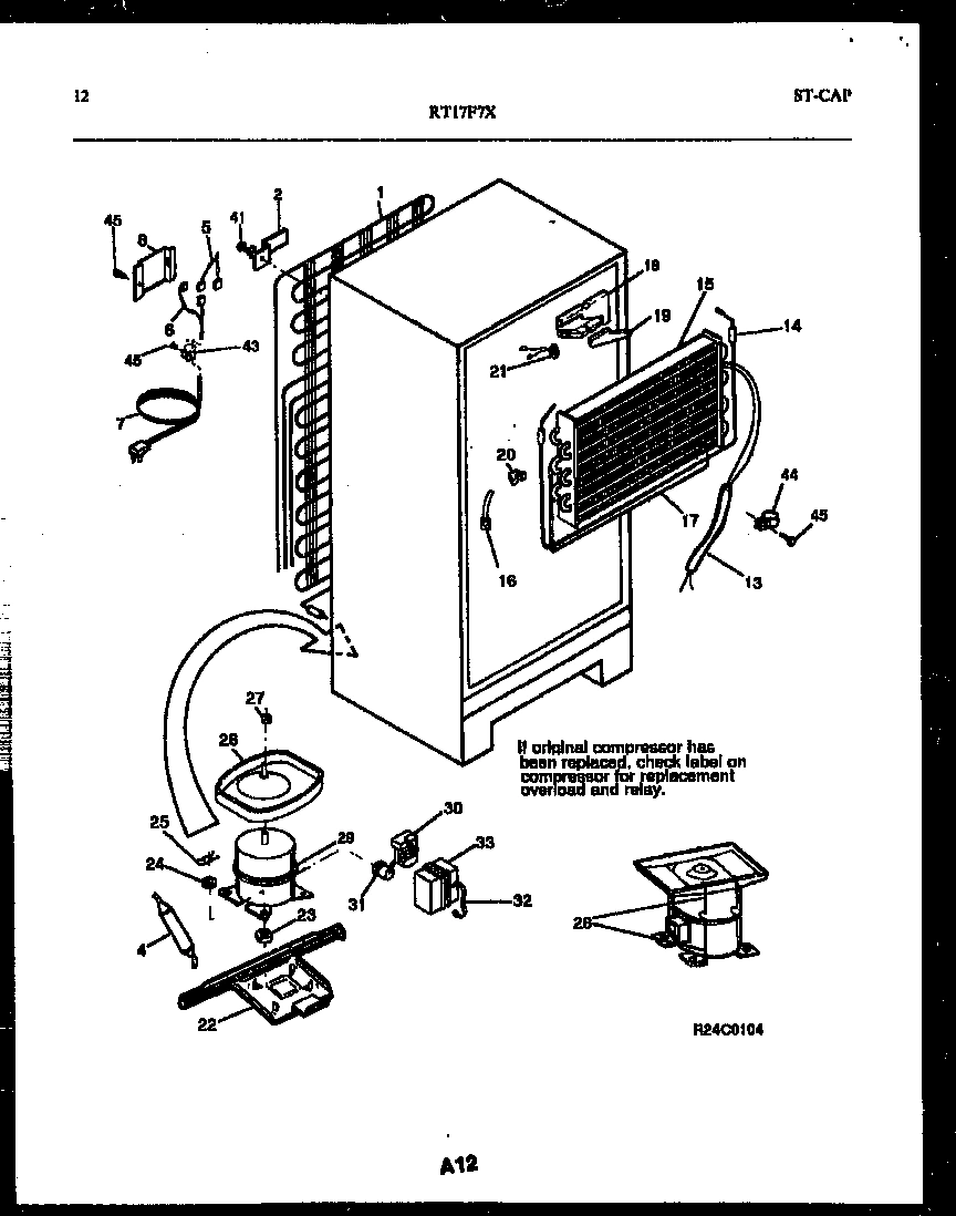 07 - SYSTEM AND AUTOMATIC DEFROST PARTS