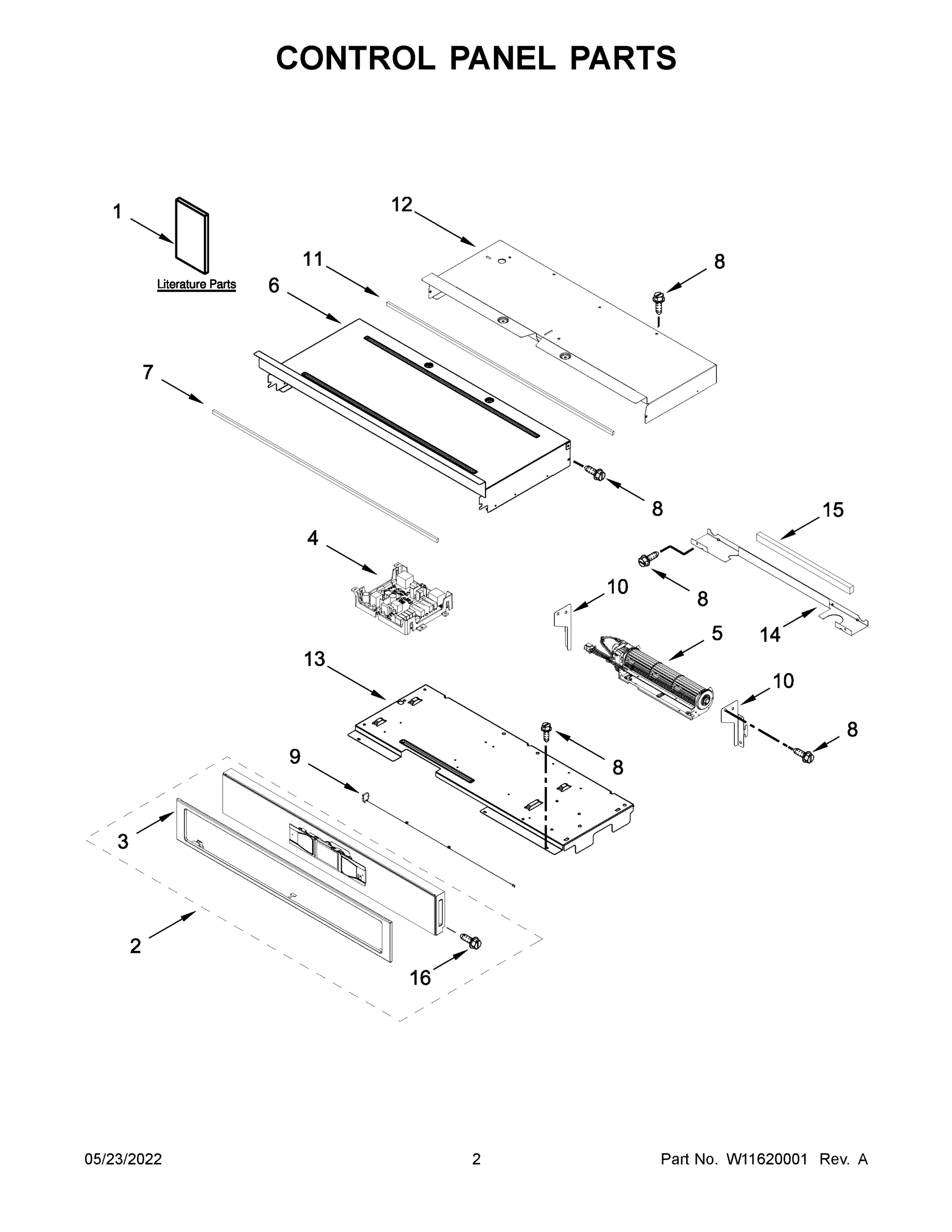 02 - CONTROL PANEL PARTS