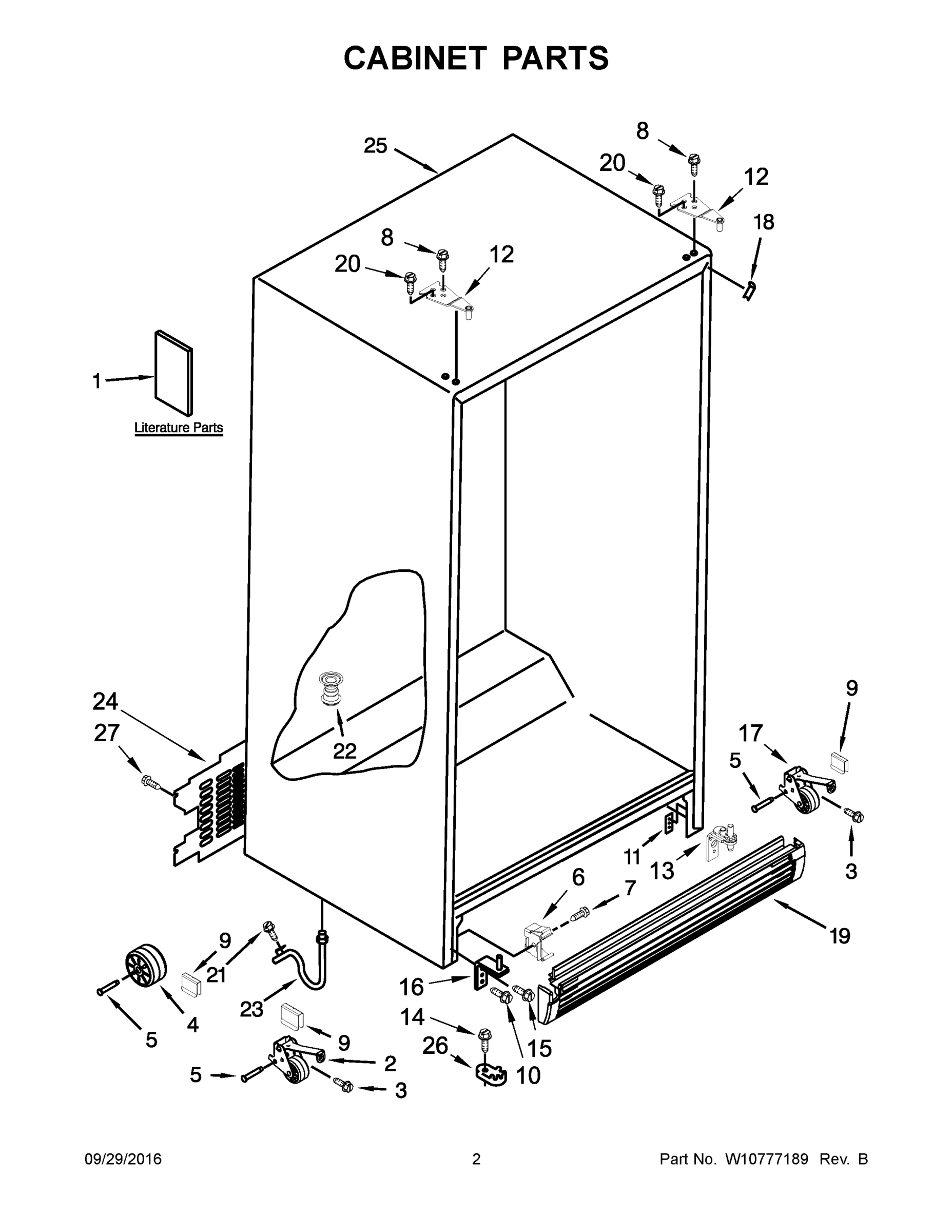 02 - CABINET PARTS