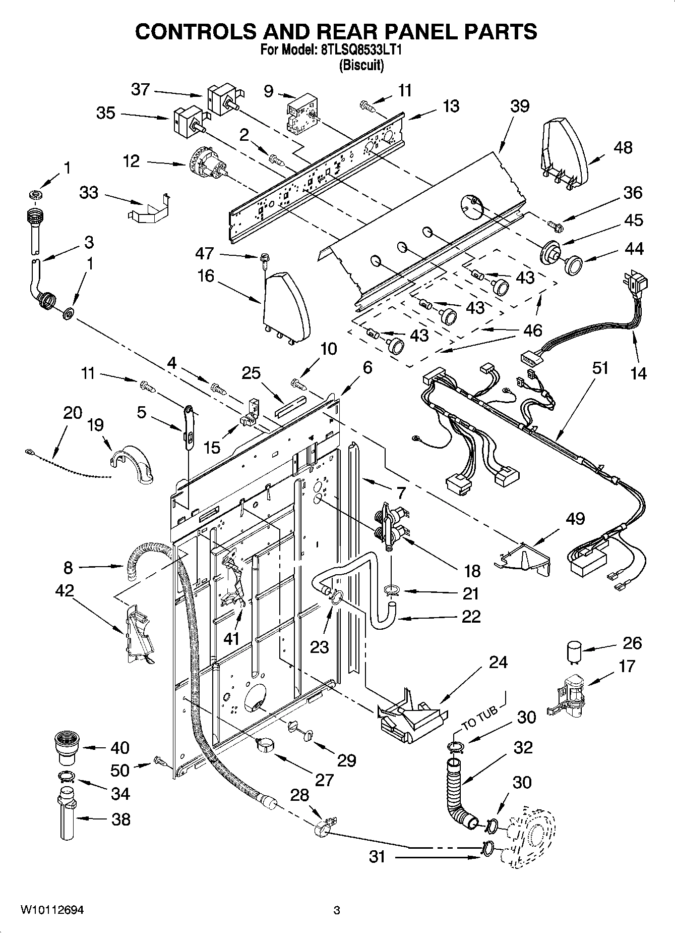 02 - CONTROLS AND REAR PANEL PARTS