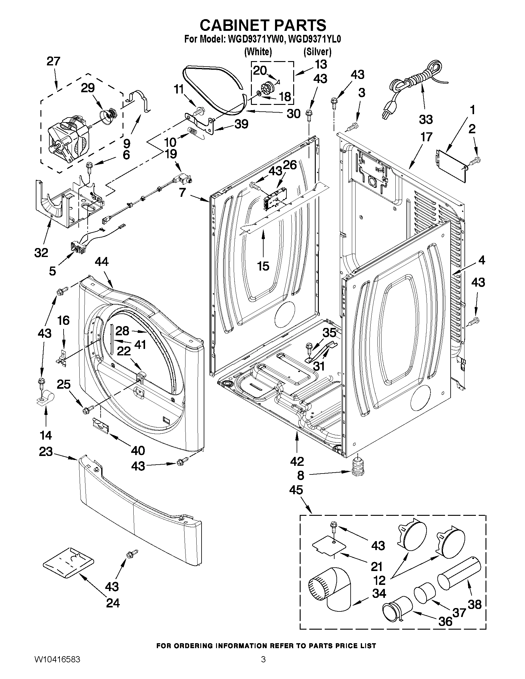 02 - CABINET PARTS