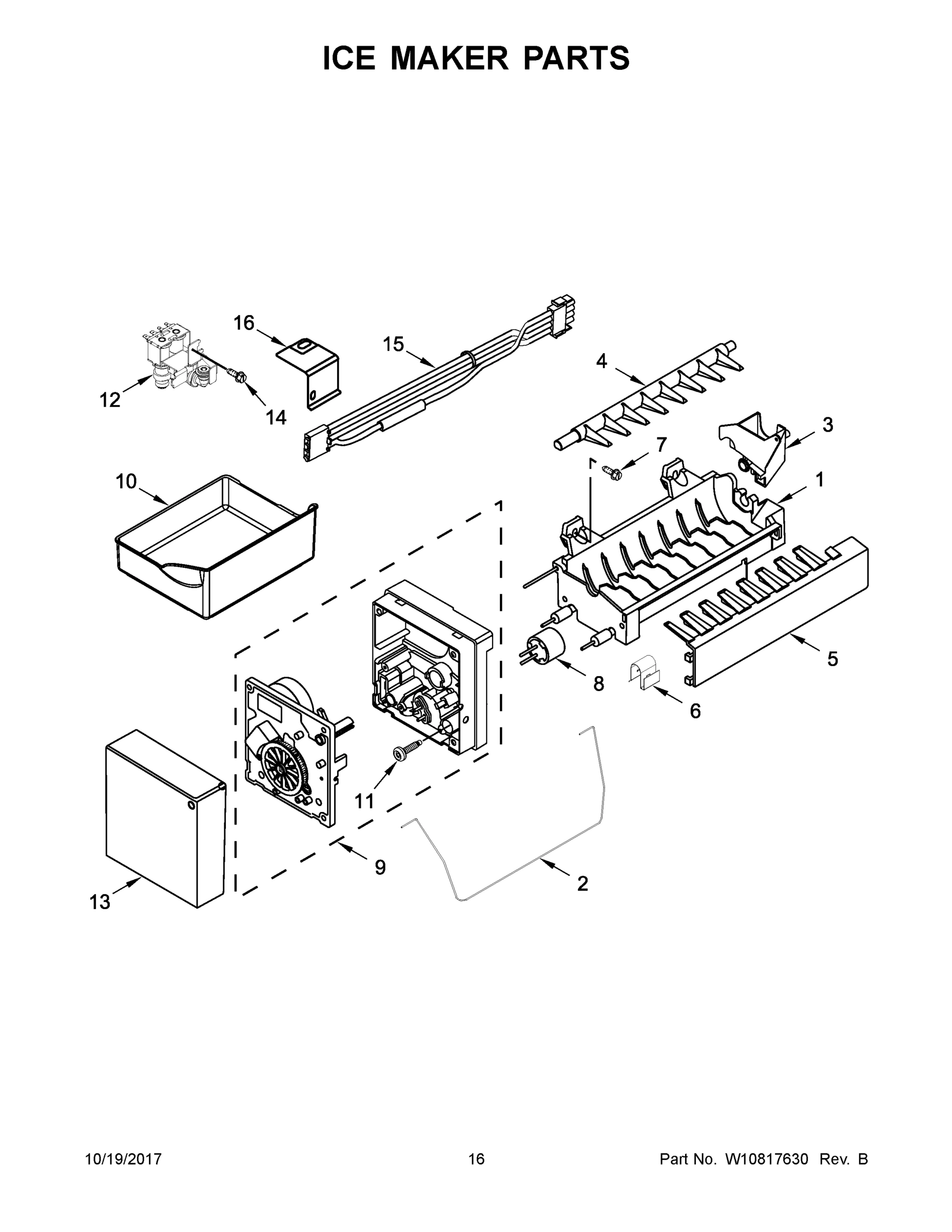 09 - ICE MAKER PARTS