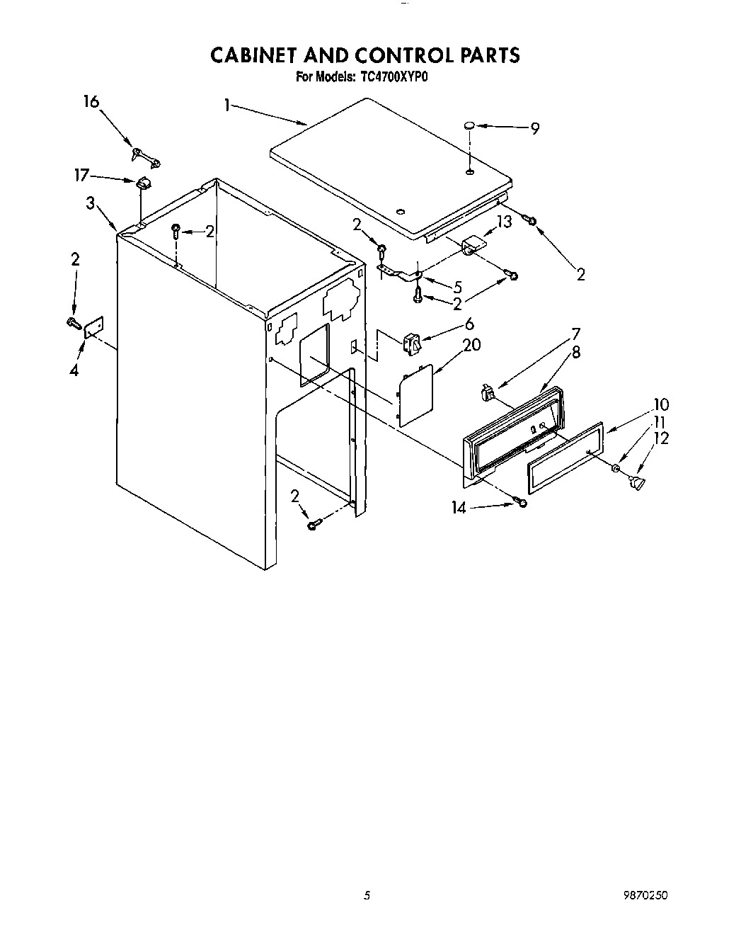 05 - CABINET AND CONTROL