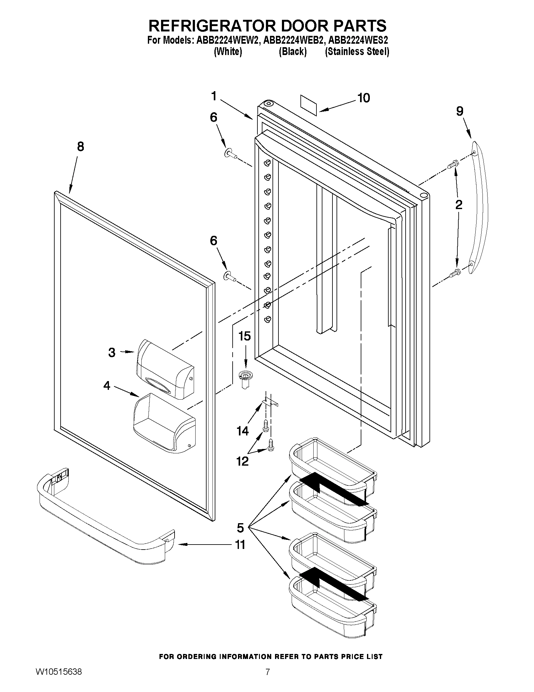 05 - REFRIGERATOR DOOR PARTS