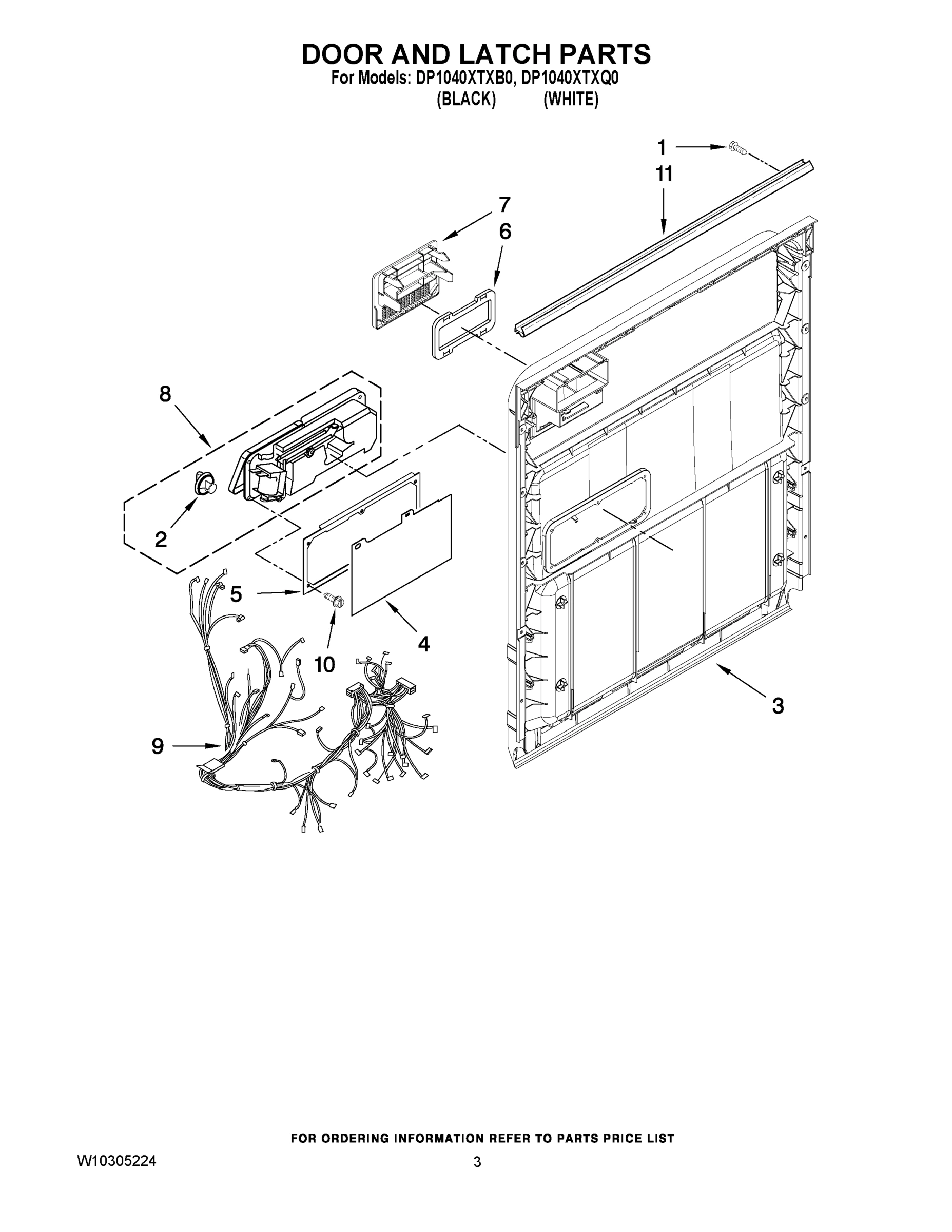 03 - DOOR AND LATCH PARTS