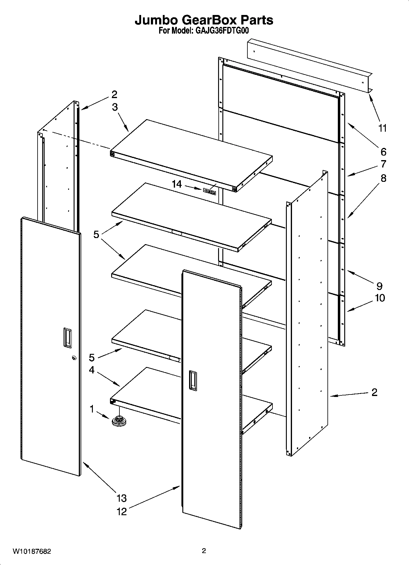 01 - Jumbo GearBox Parts