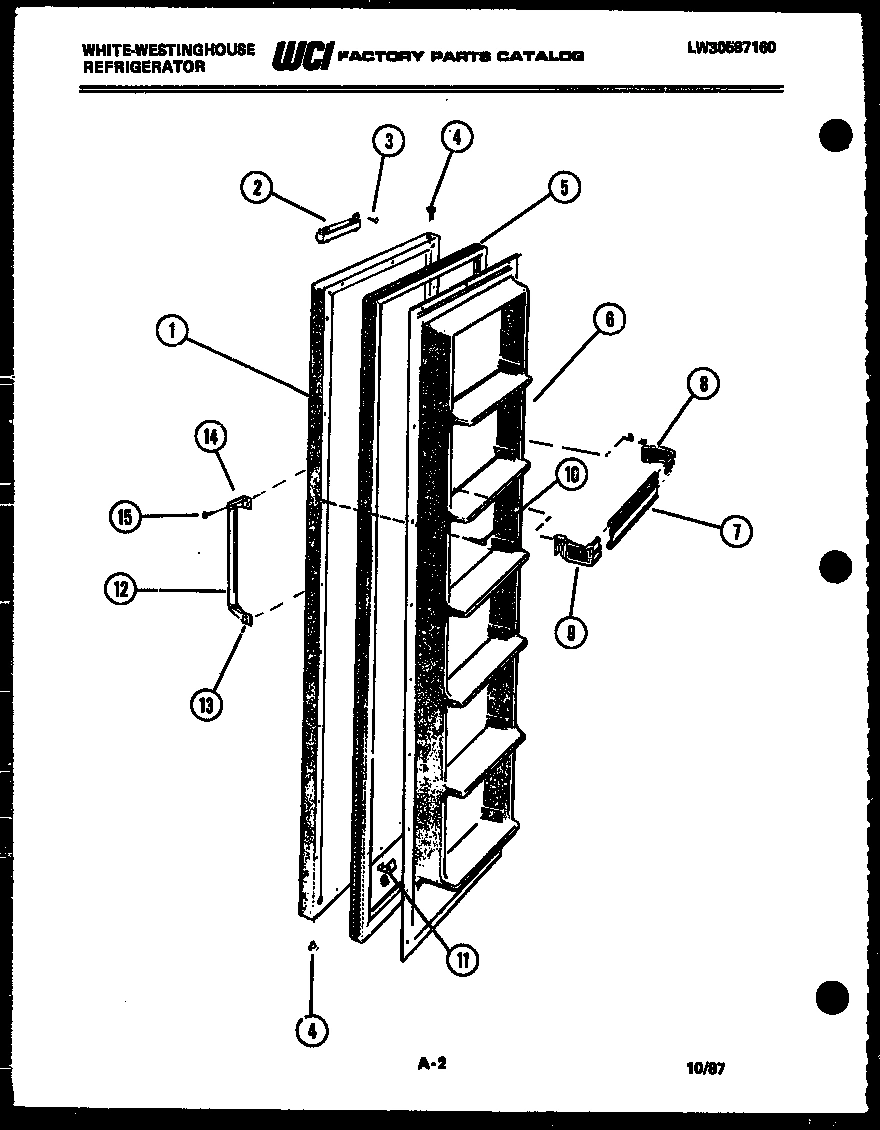 02 - FREEZER DOOR PARTS