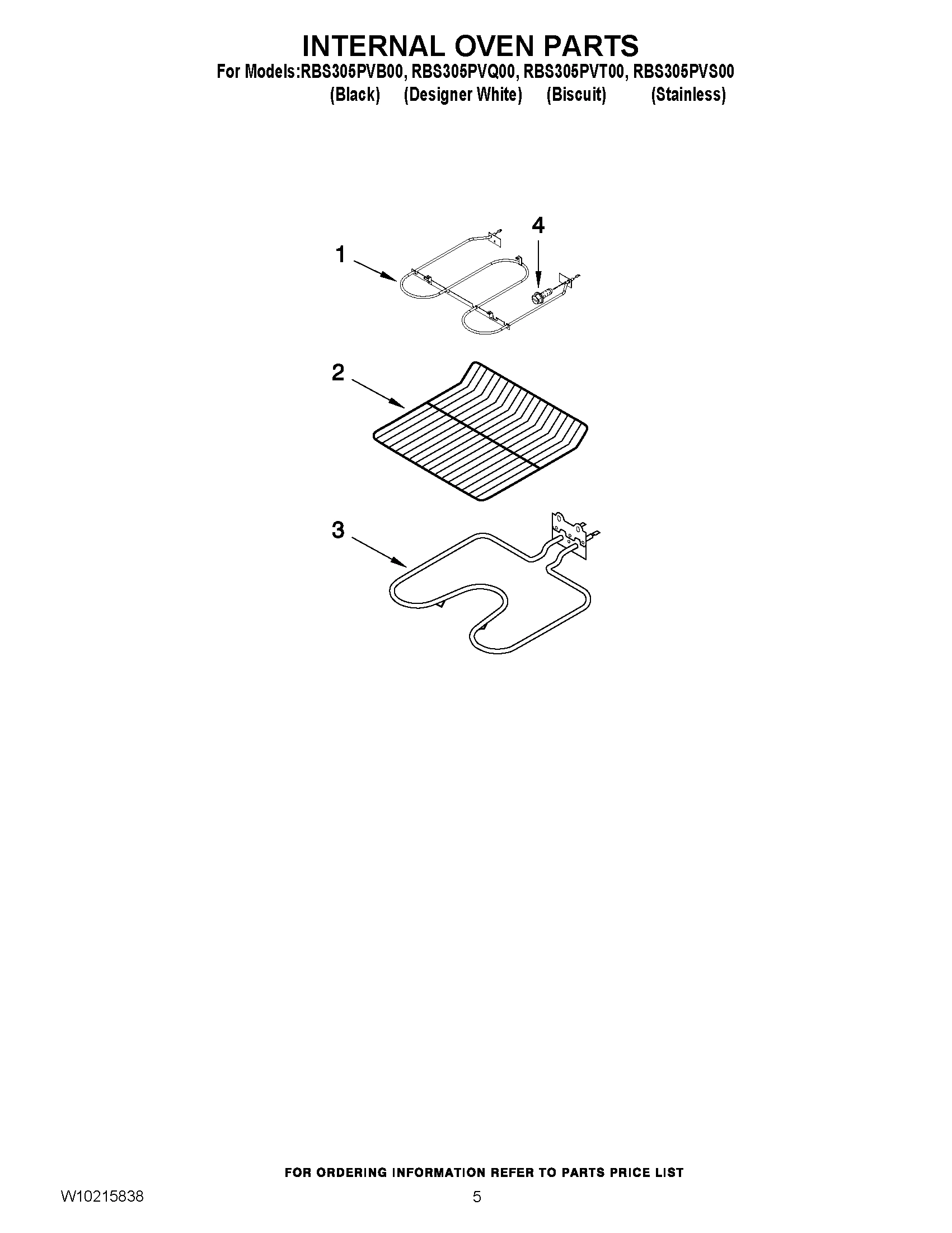 04 - INTERNAL OVEN PARTS