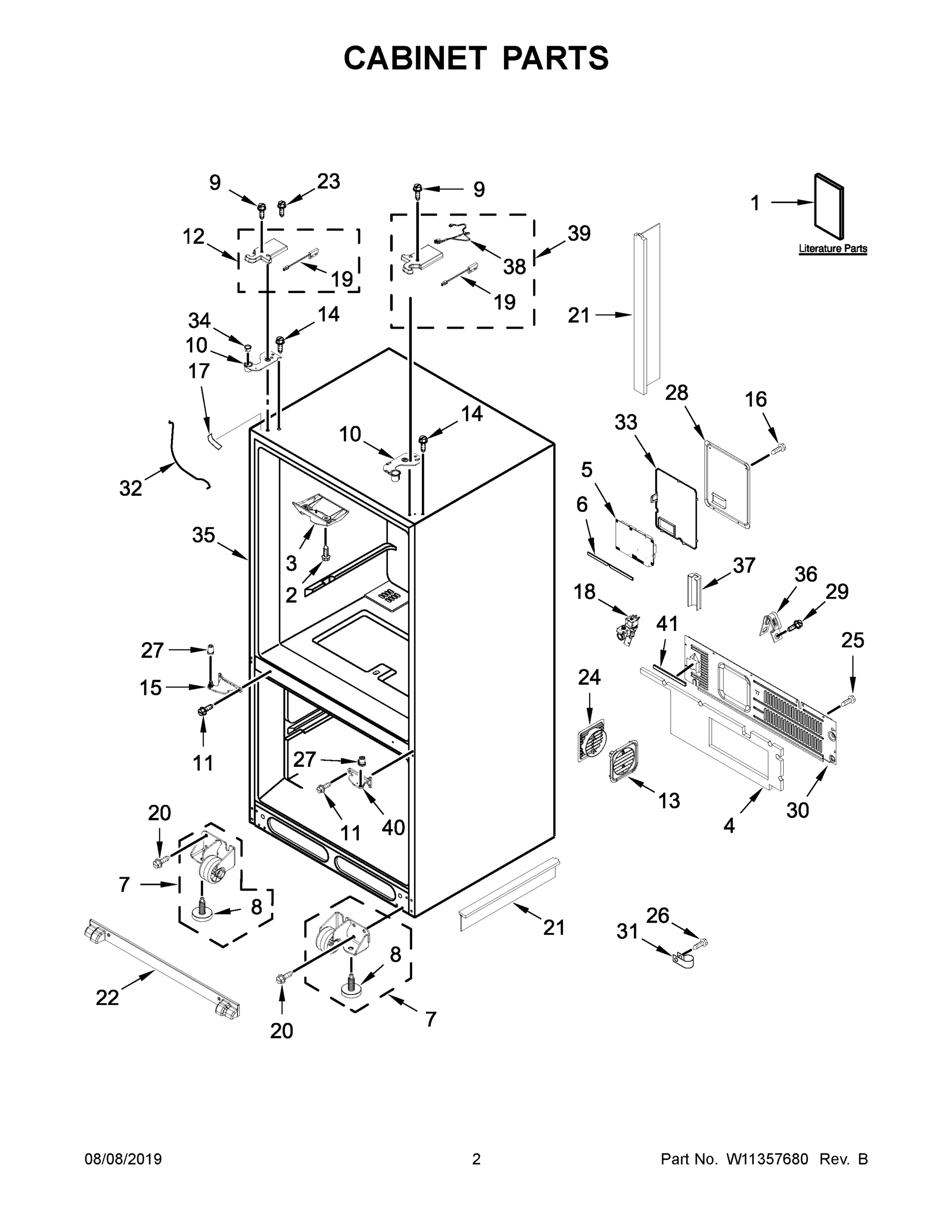 02 - CABINET PARTS