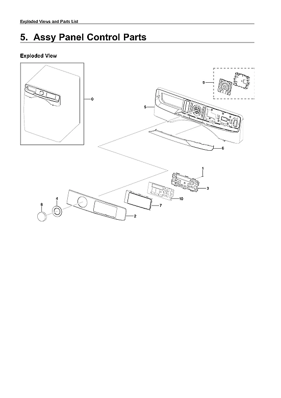 Control Panel Parts