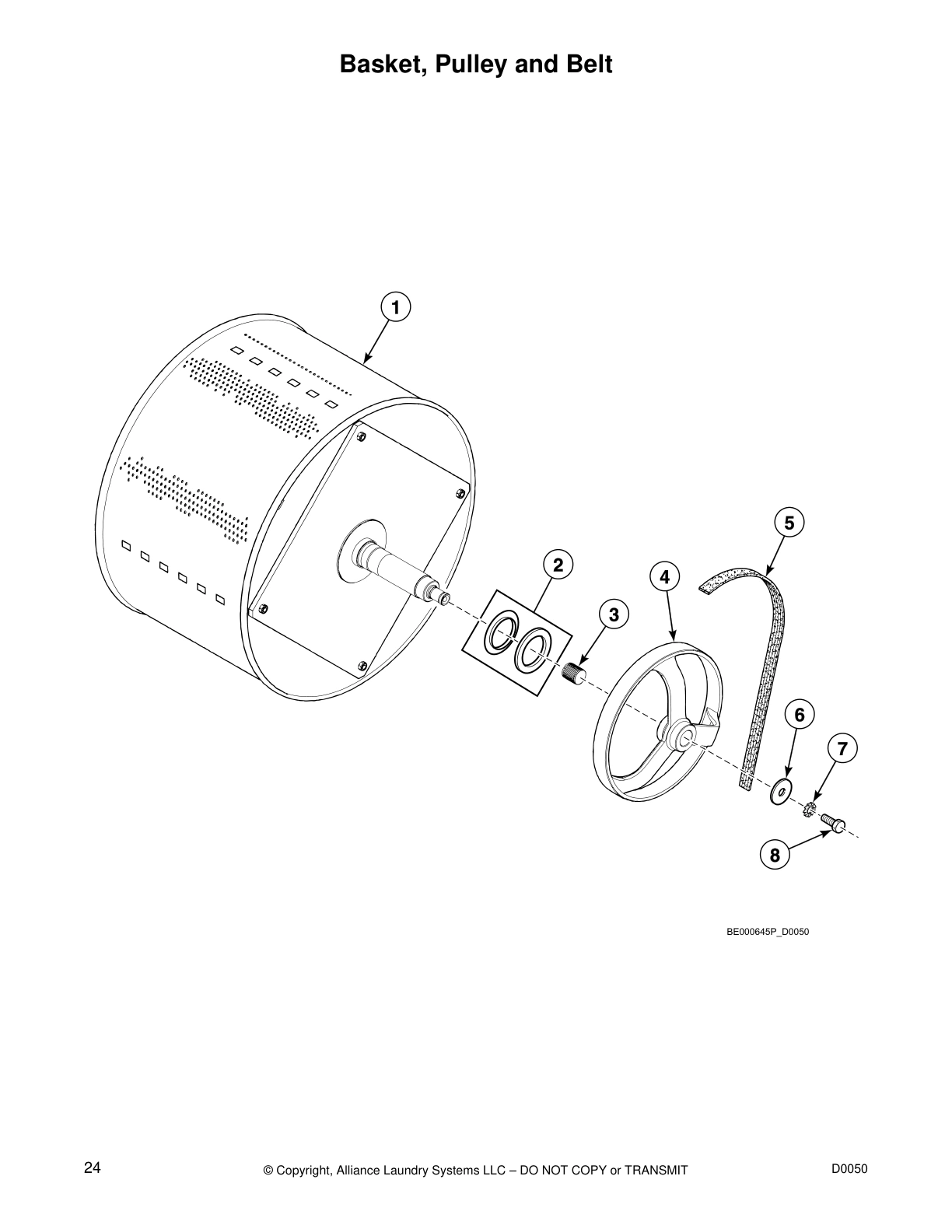Basket, Pulley and Belt