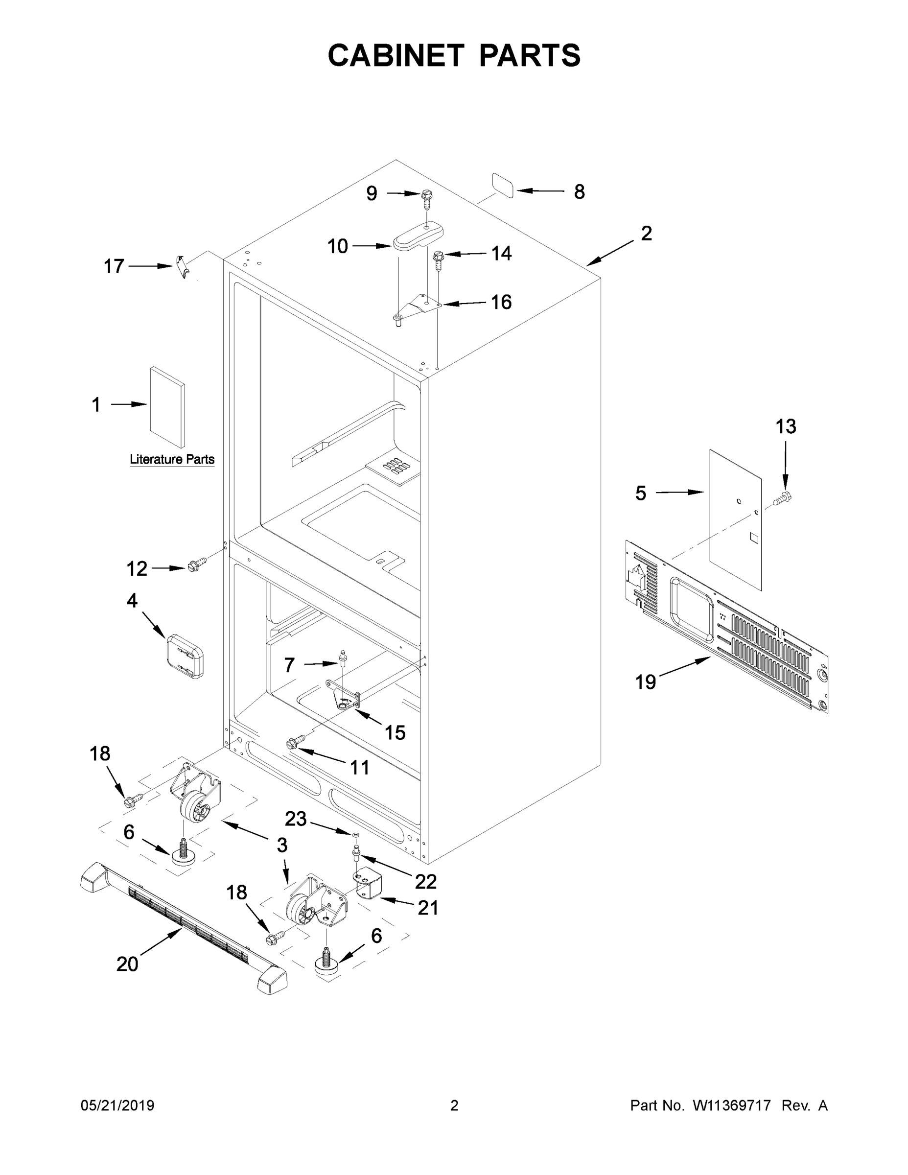 02 - CABINET PARTS