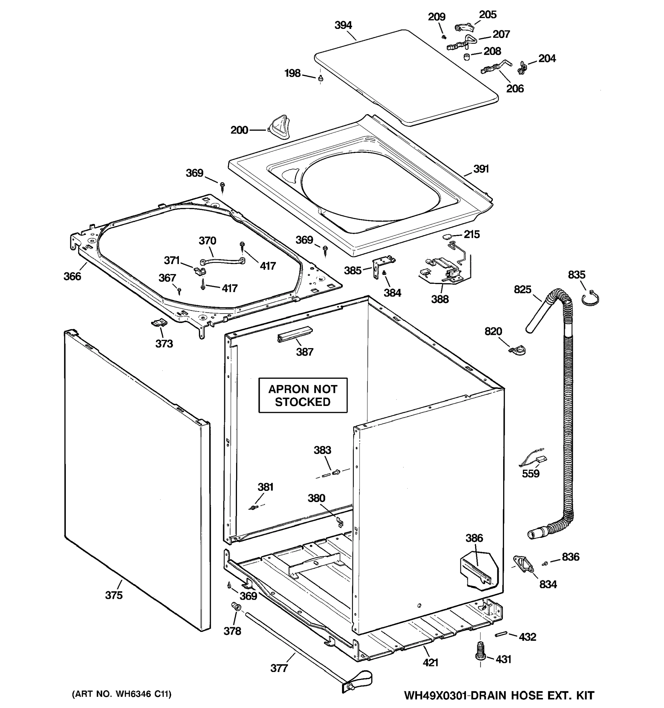 CABINET, COVER & FRONT PANEL