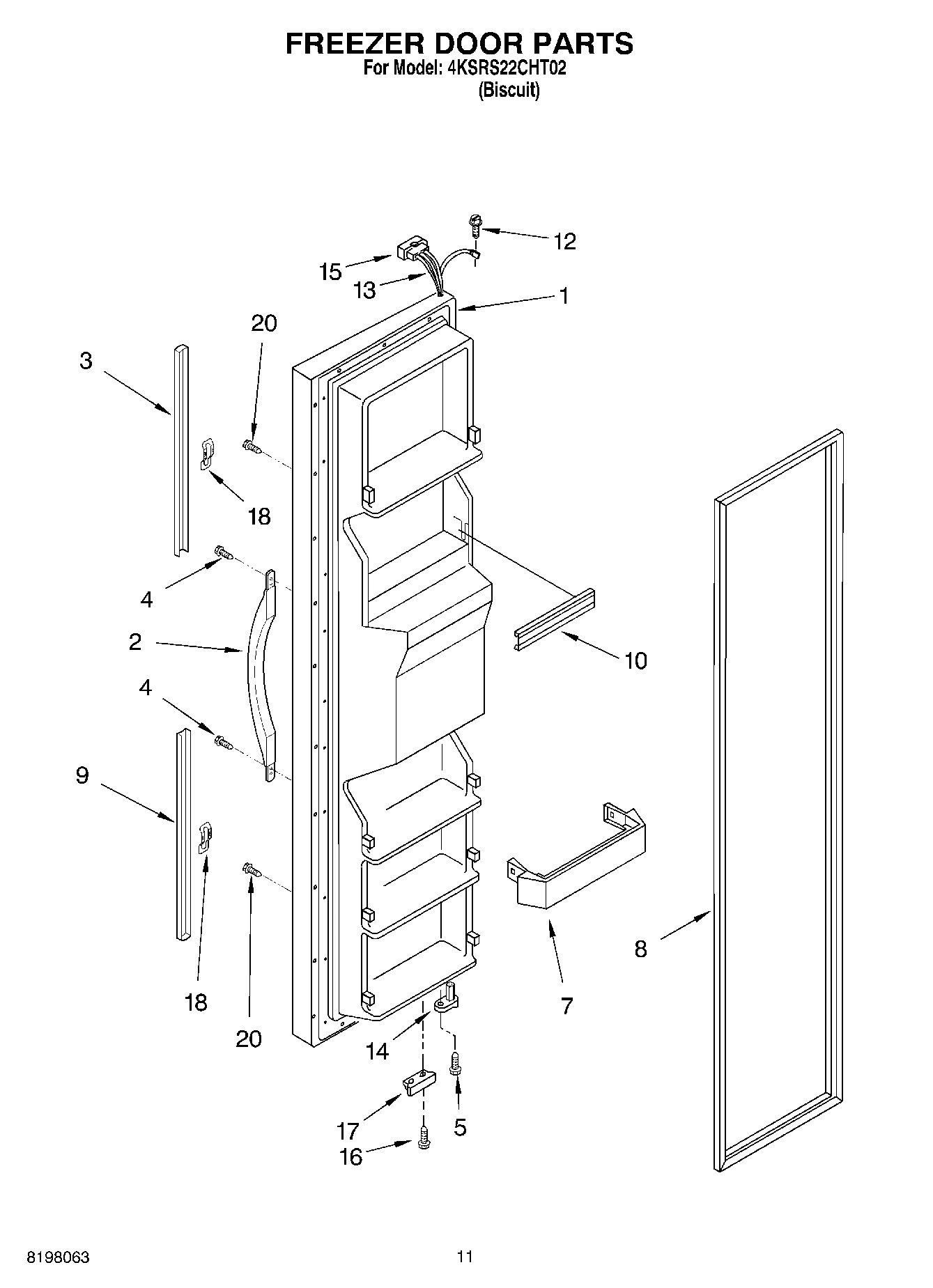 07 - FREEZER DOOR