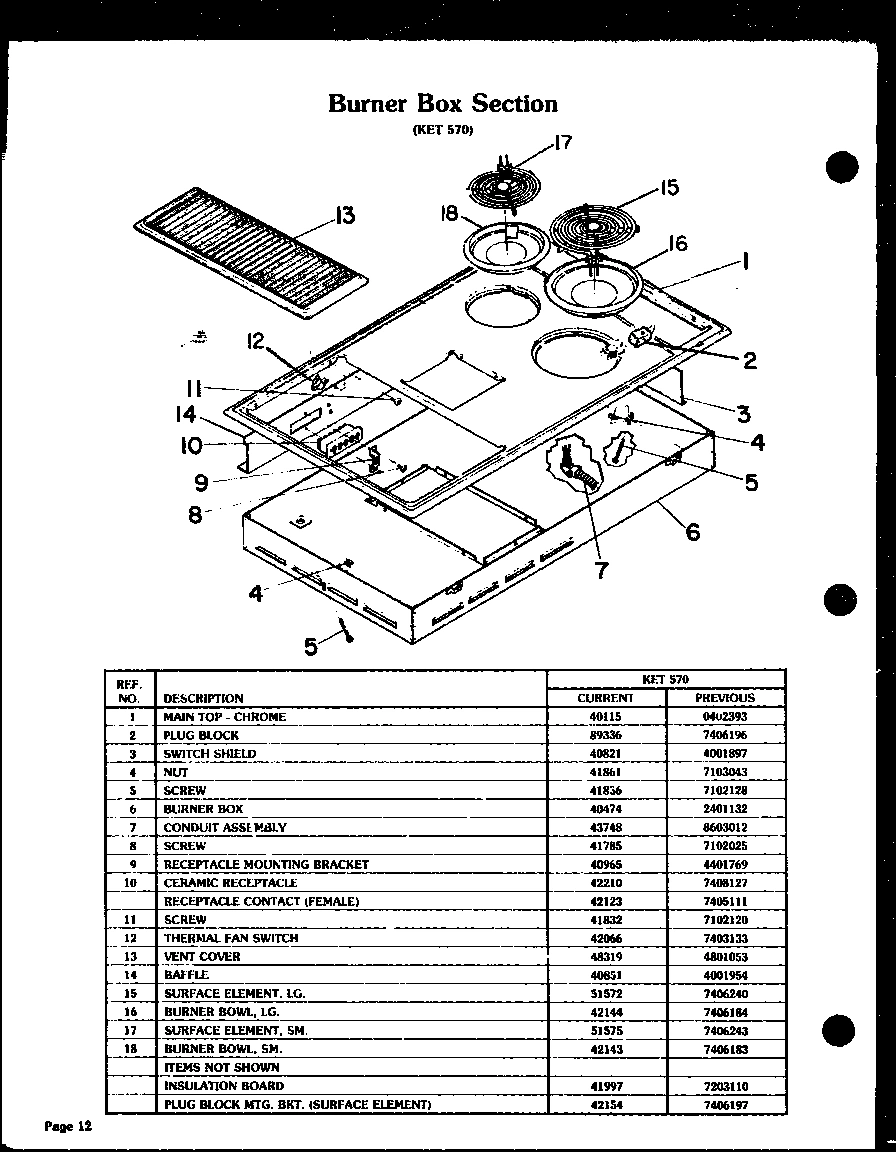 02 - BURNER BOX SECTION