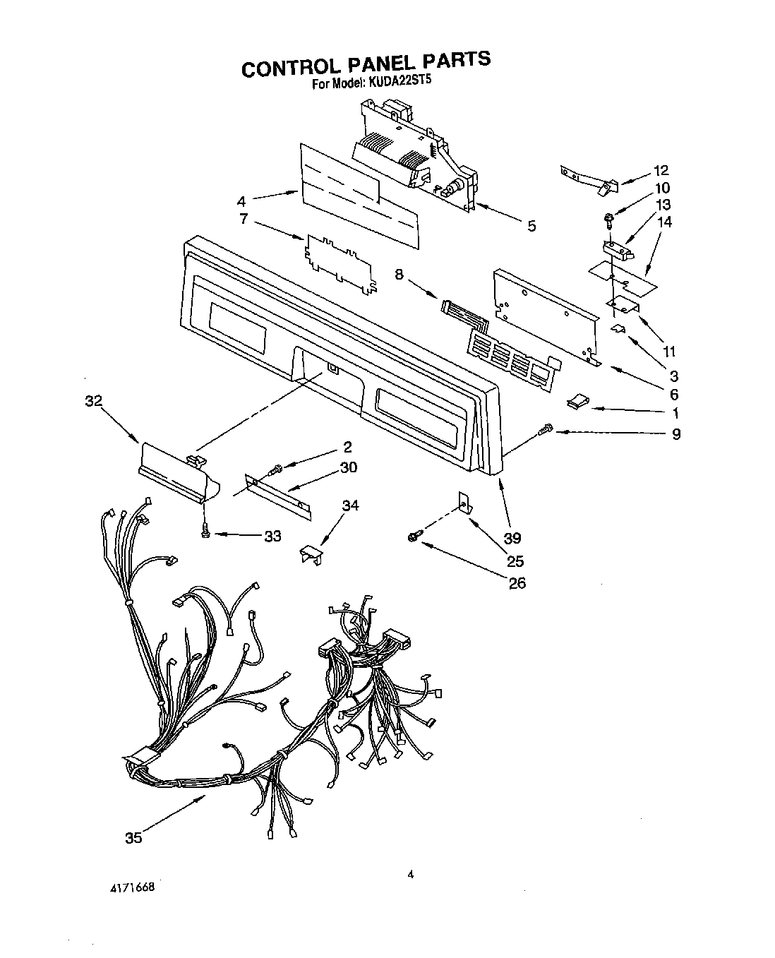 04 - CONTROL PANEL, LIT/OPTIONAL