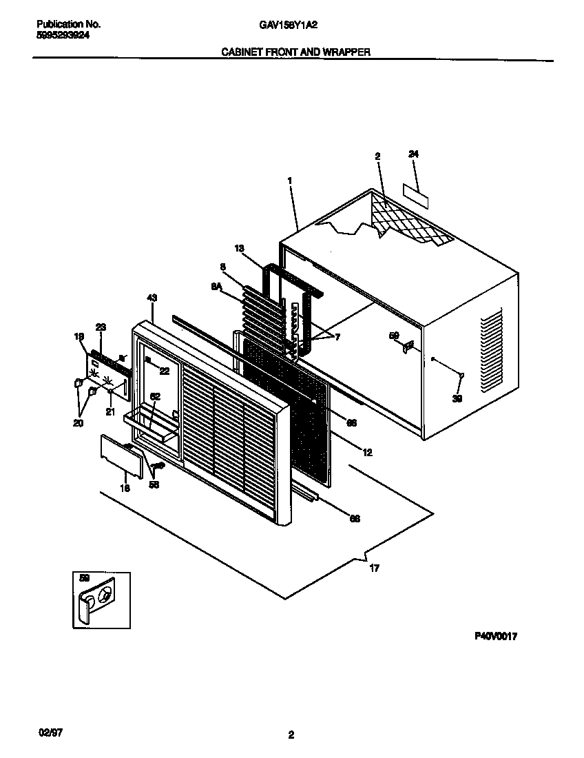 02 - CABINET FRONT AND WRAPPER