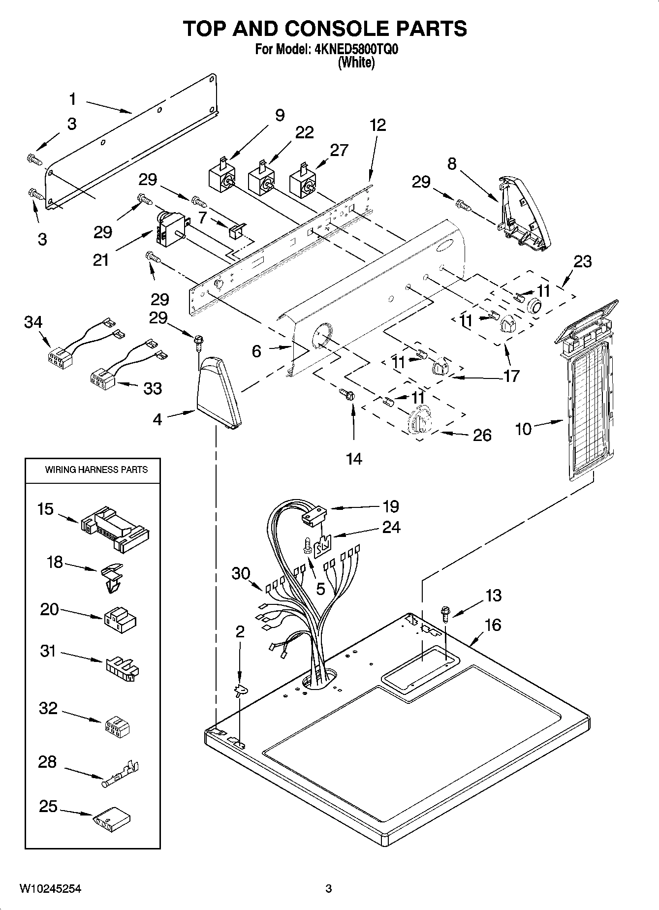 02 - TOP AND CONSOLE PARTS
