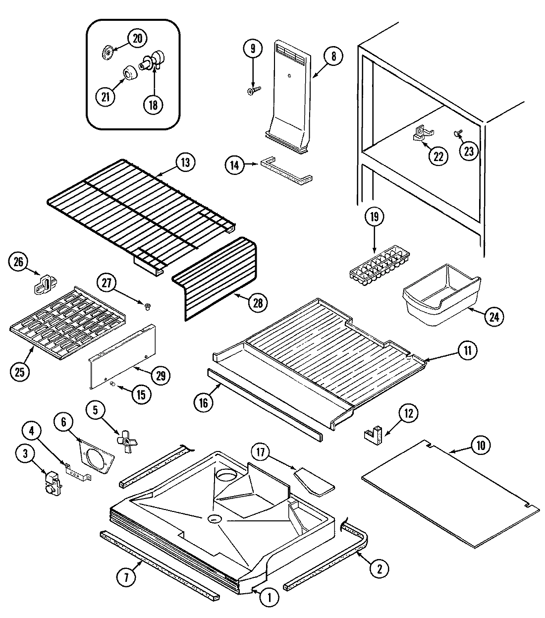 01 - FREEZER COMPARTMENT
