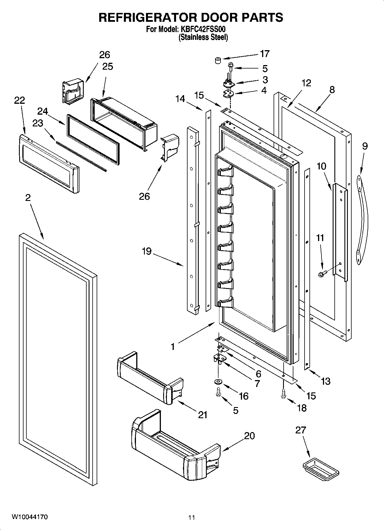 07 - REFRIGERATOR DOOR PARTS