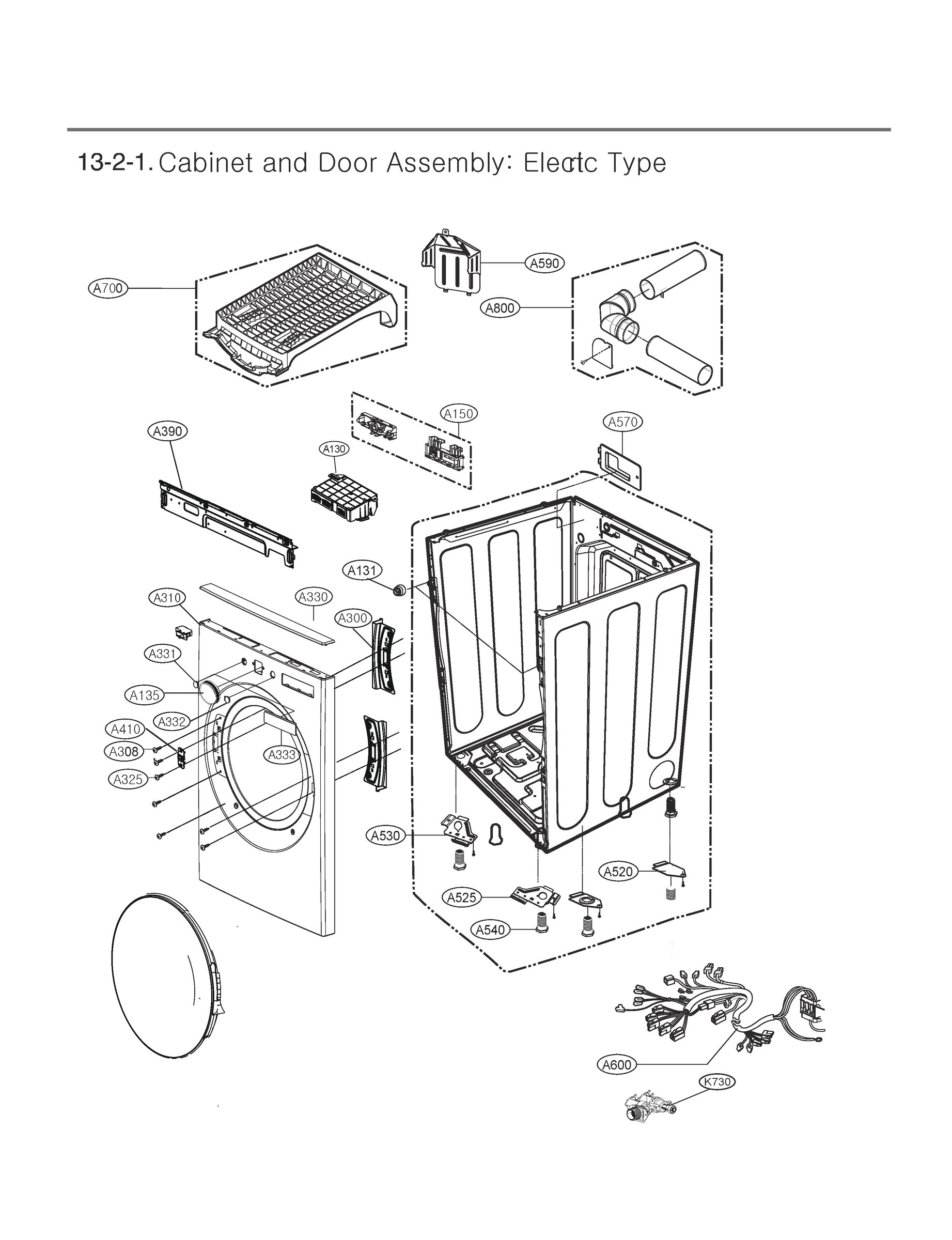 CABINET AND DOOR ASSEMBLY