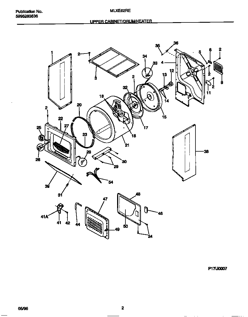 02 - UPPER CABINET/DRUM/HEATER