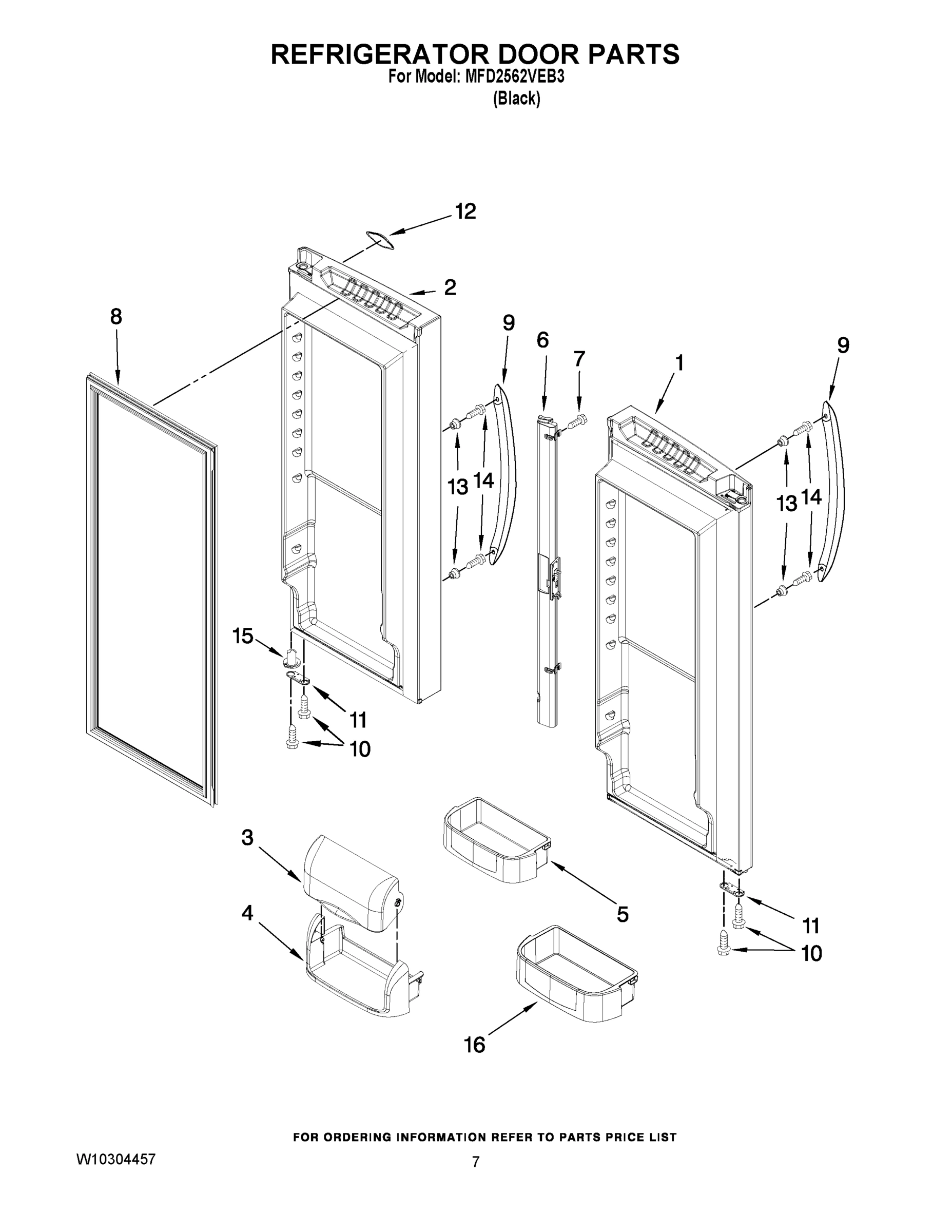 04 - REFRIGERATOR DOOR PARTS