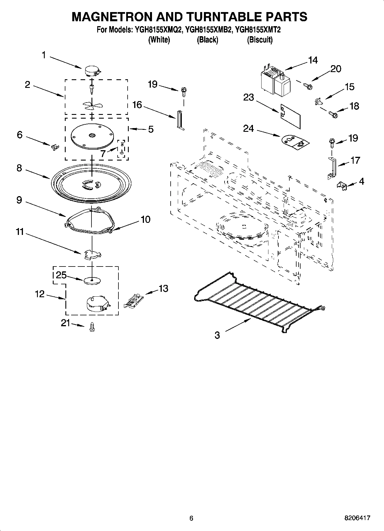 05 - MAGNETRON AND TURNTABLE PARTS