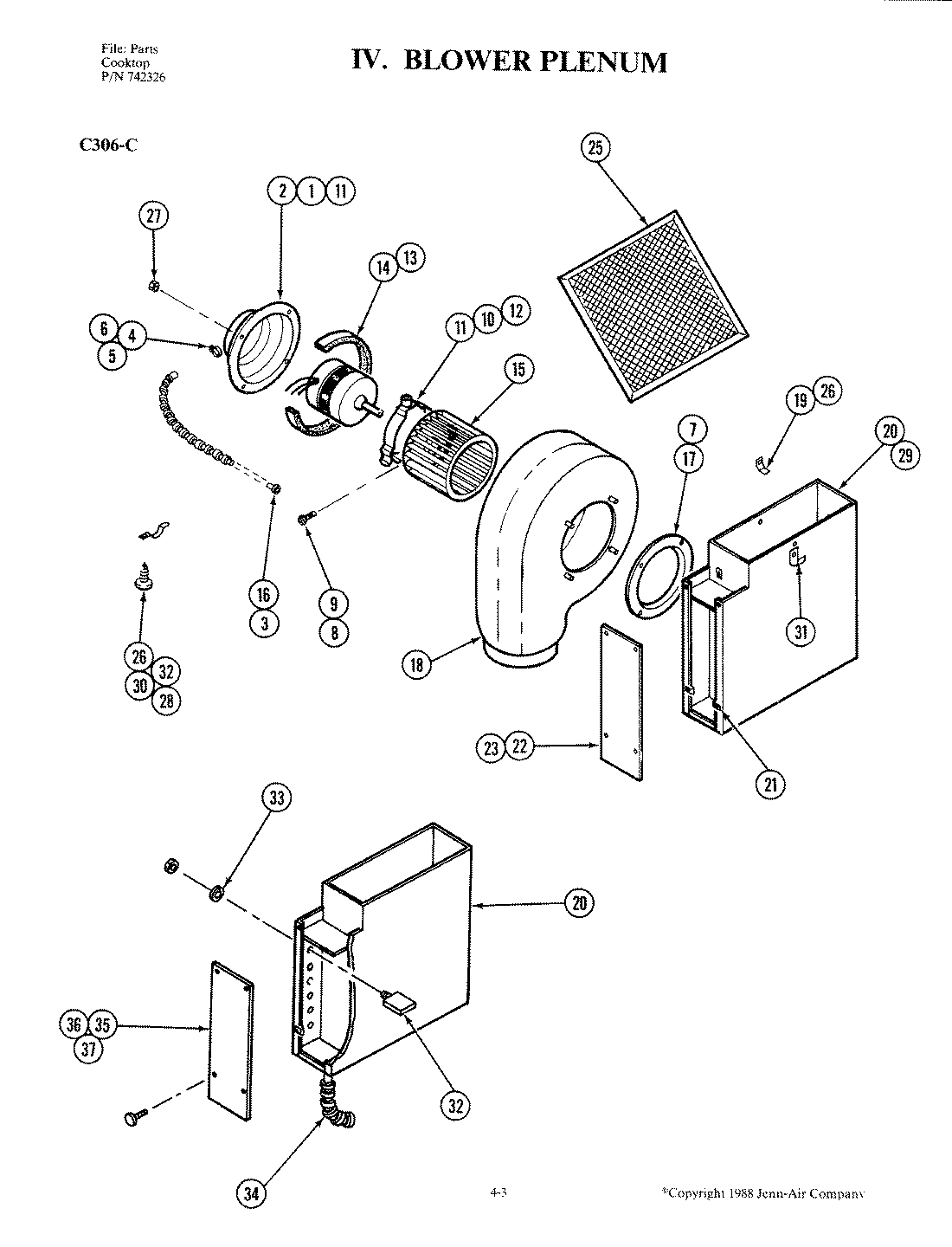 01 - BLOWER PLENUM (C306-C)