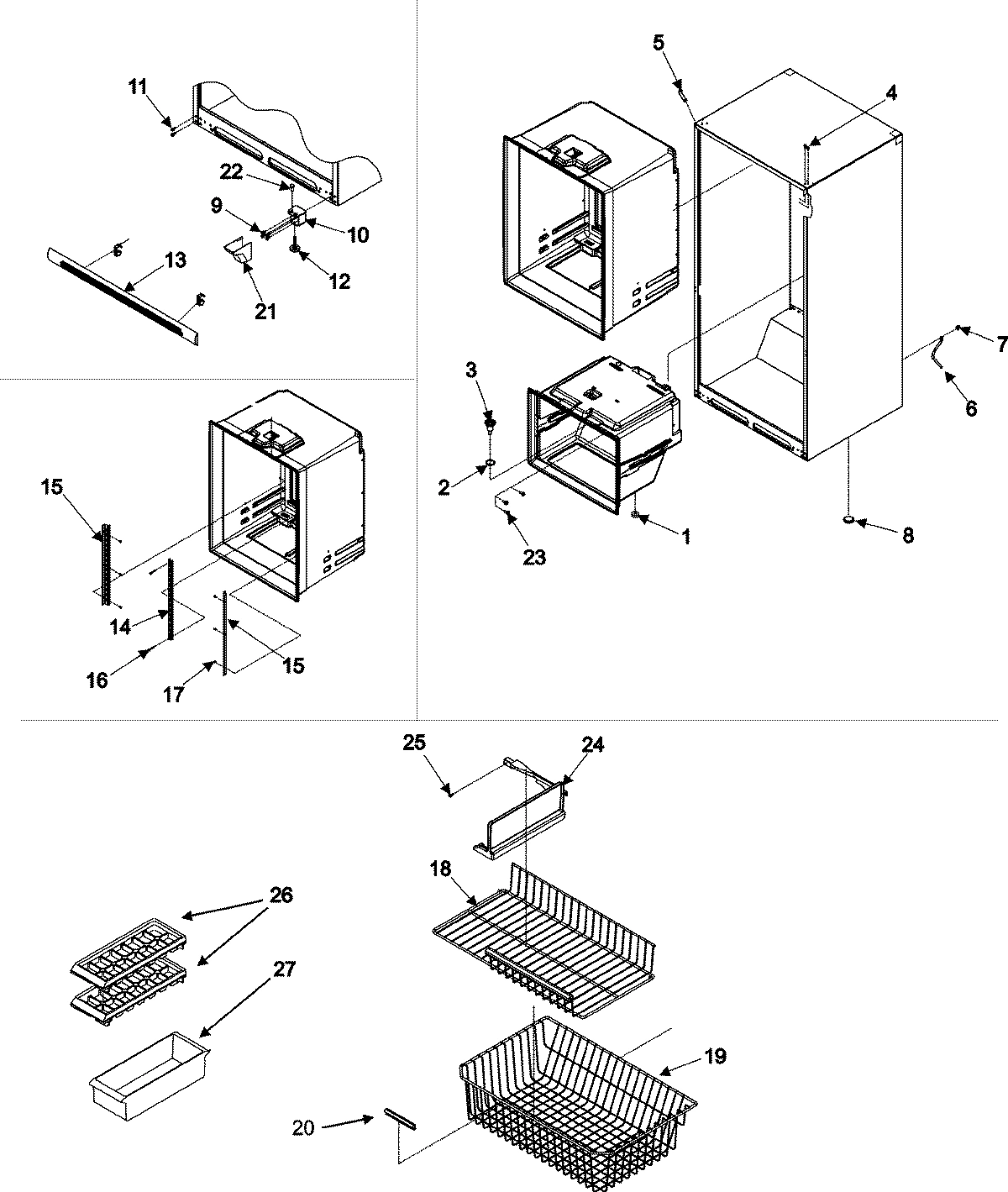 07 - INTERIOR CABINET & FREEZER SHELVING