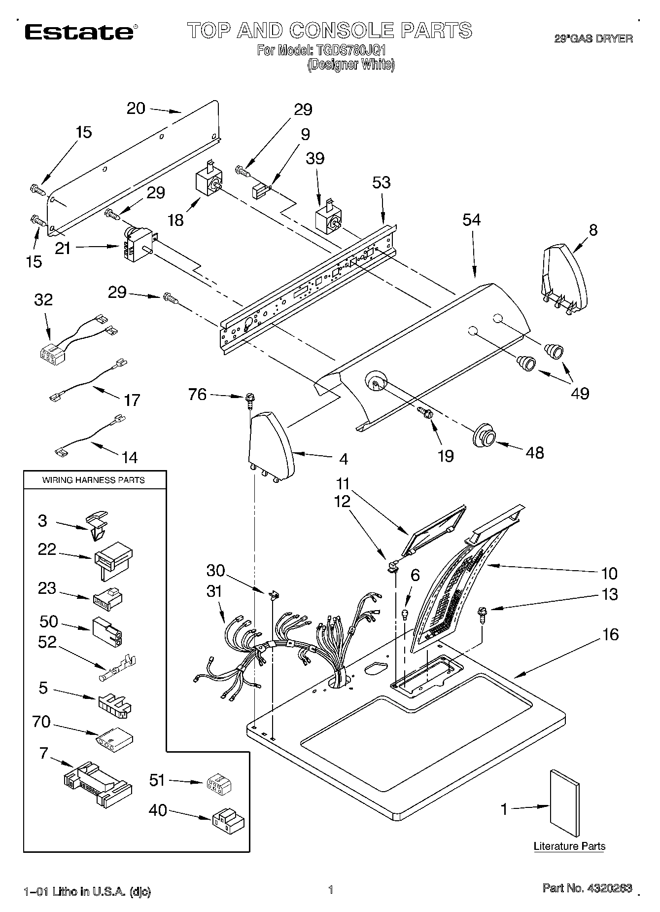 01 - TOP AND CONSOLE, LIT/OPTIONAL