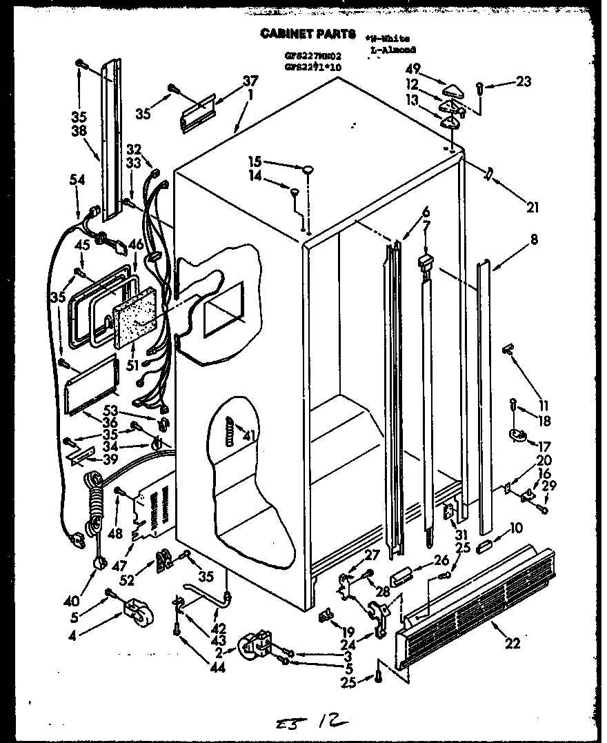 02 - CABINET PARTS