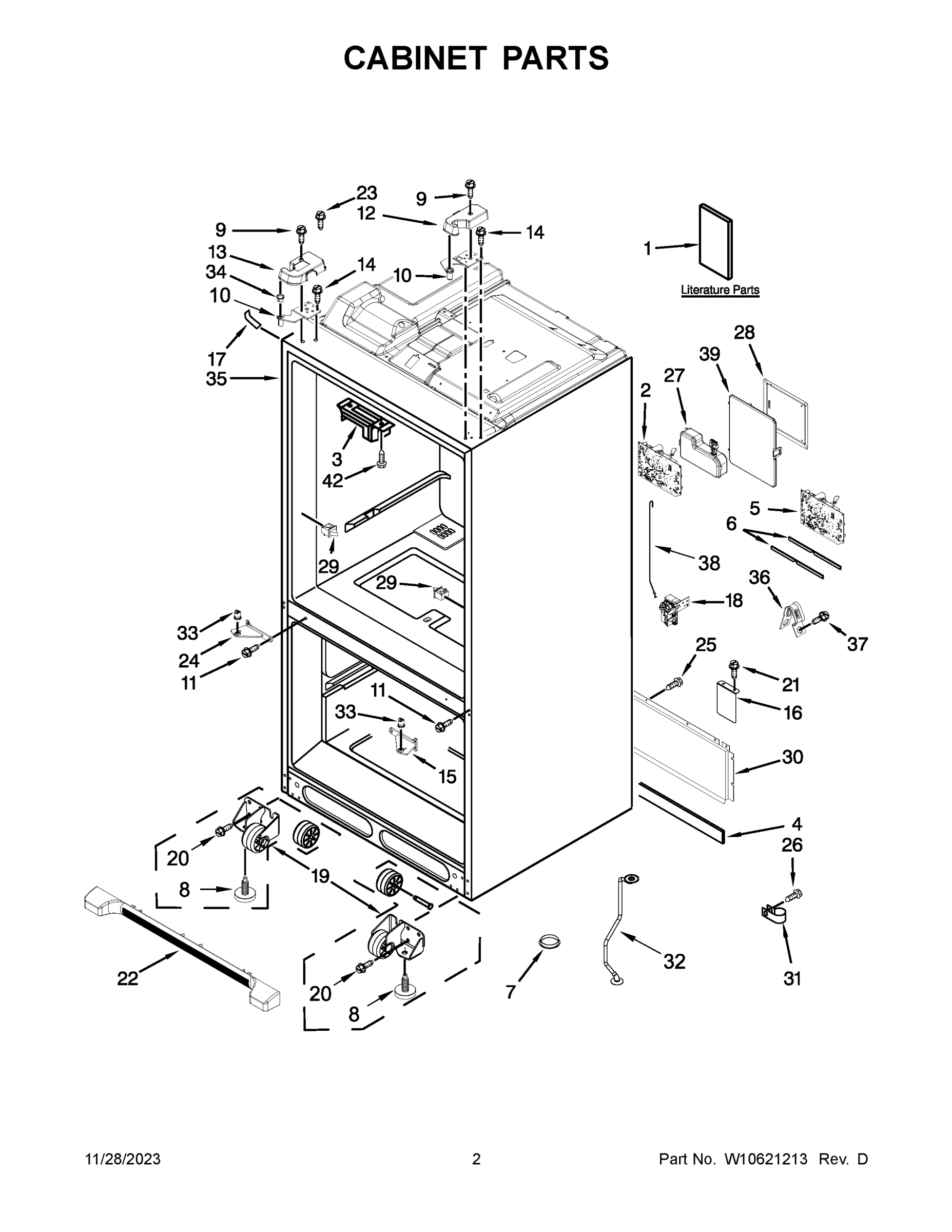 02 - CABINET PARTS
