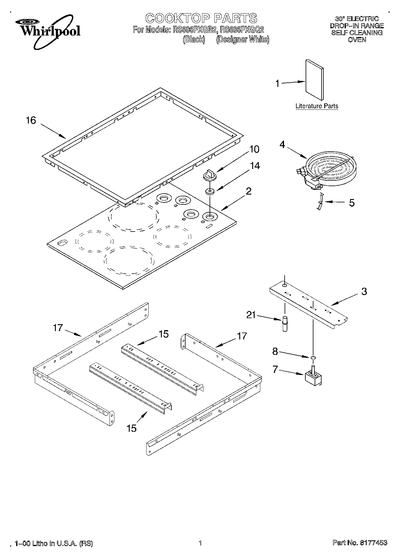 01 - COOKTOP, LITERATURE